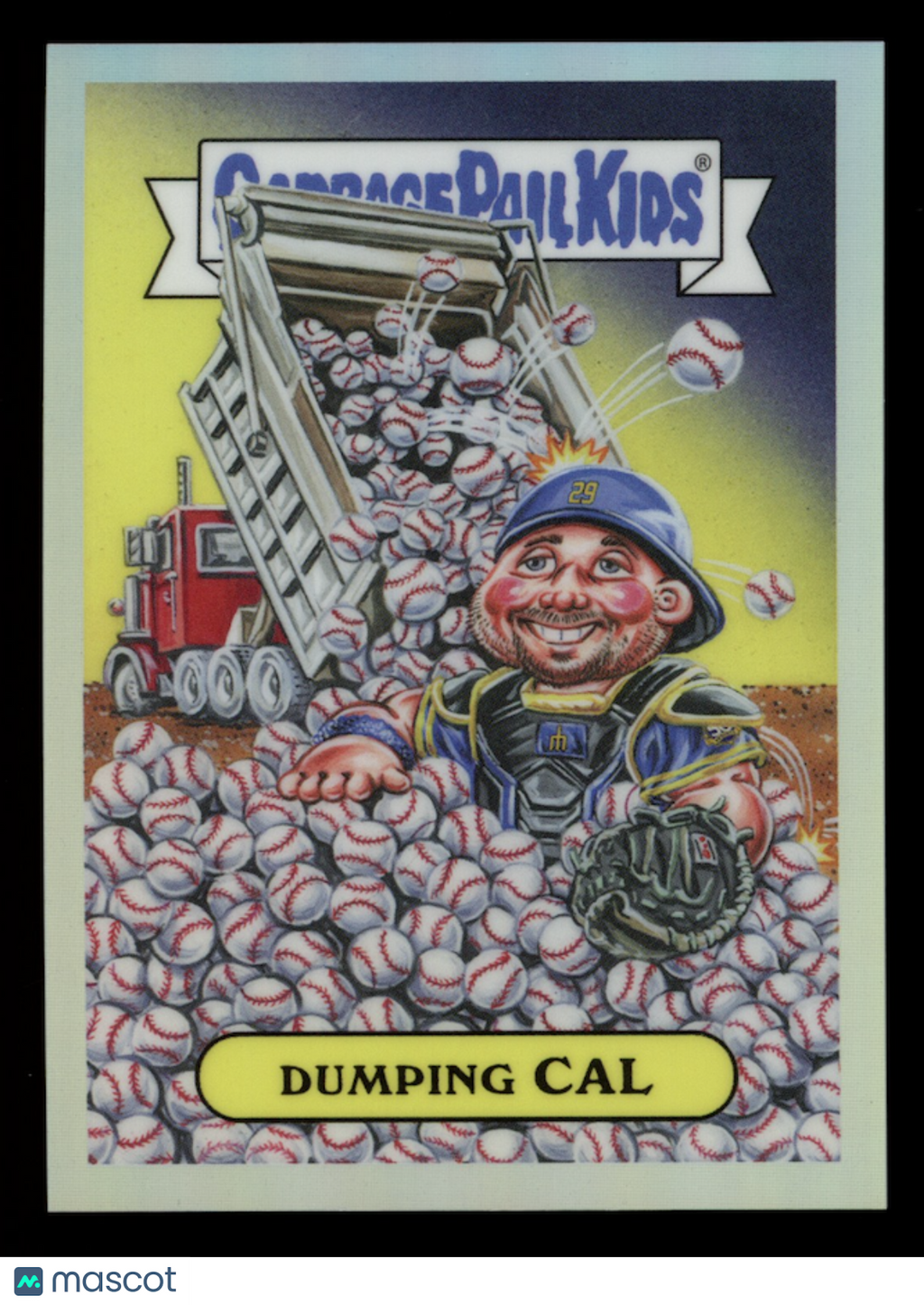 DUMPING CAL RALEIGH 2026 Bowman Chrome Garbage Pail Kids Case Hit SSP #GPK-6
