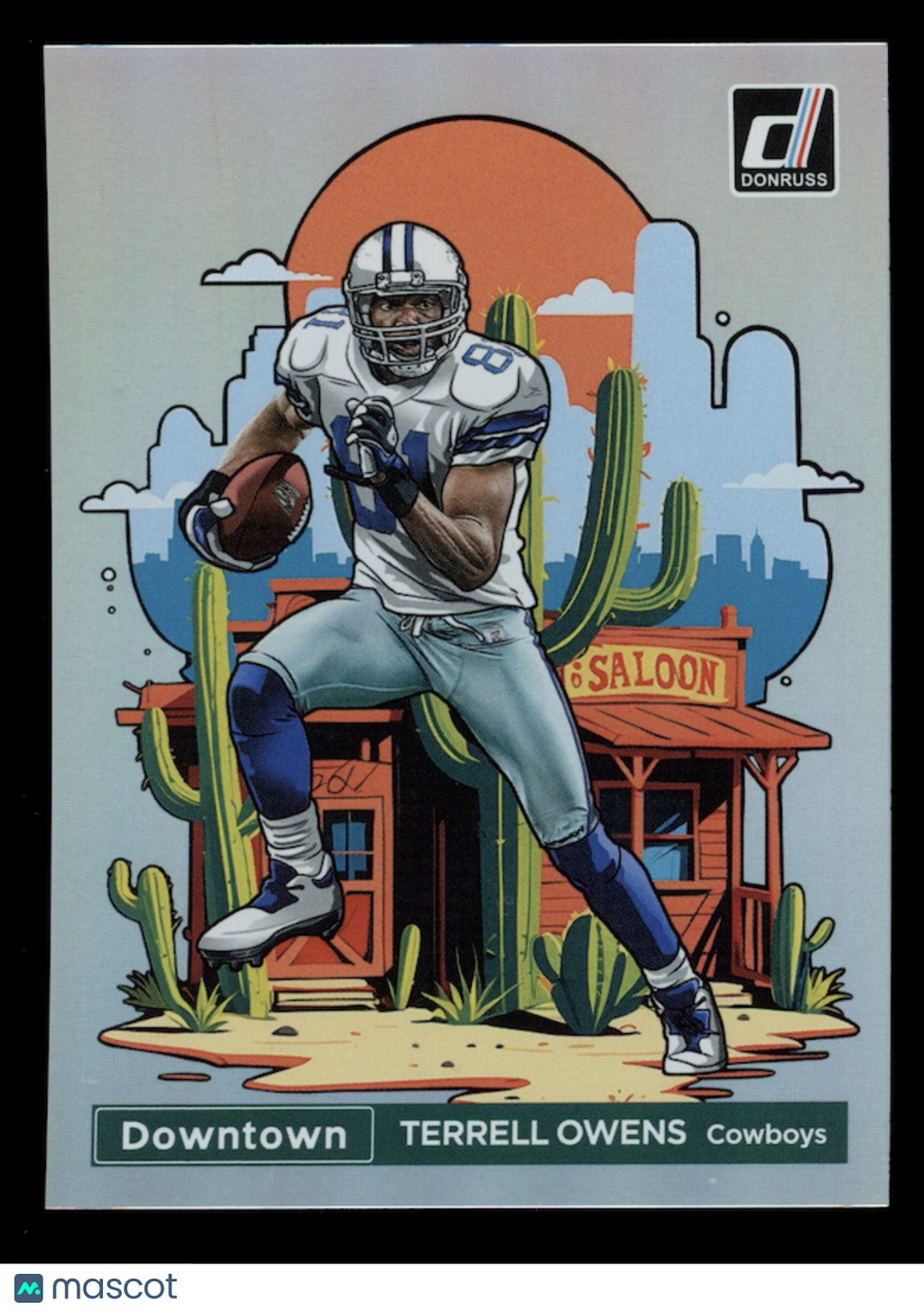 TERRELL OWENS 2024 Panini Donruss Downtown Case Hit SSP #8 Cowboys