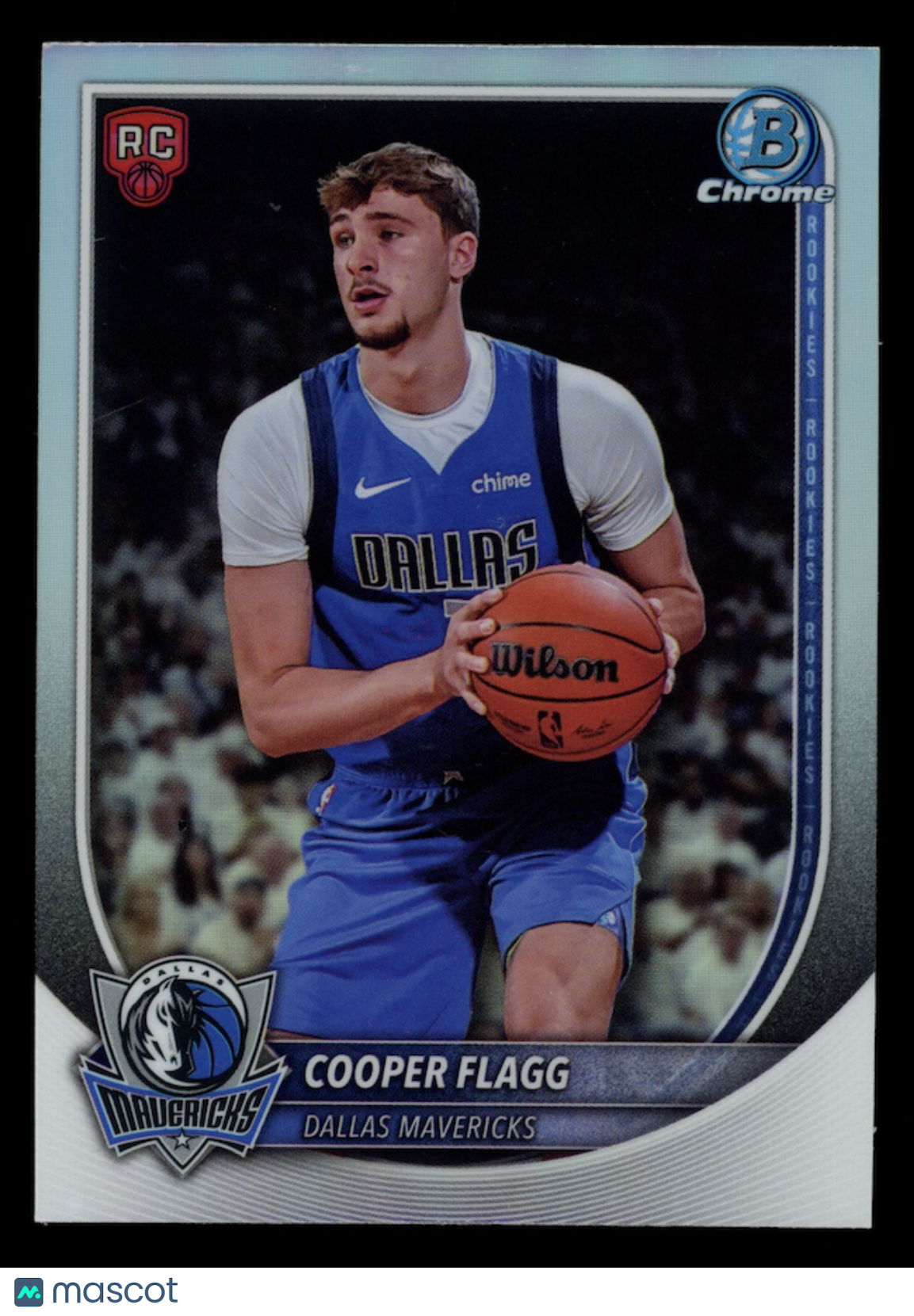 COOPER FLAGG 2025-26 Bowman Chrome Red Rookie Logo Variation #BRR-1 Mavericks