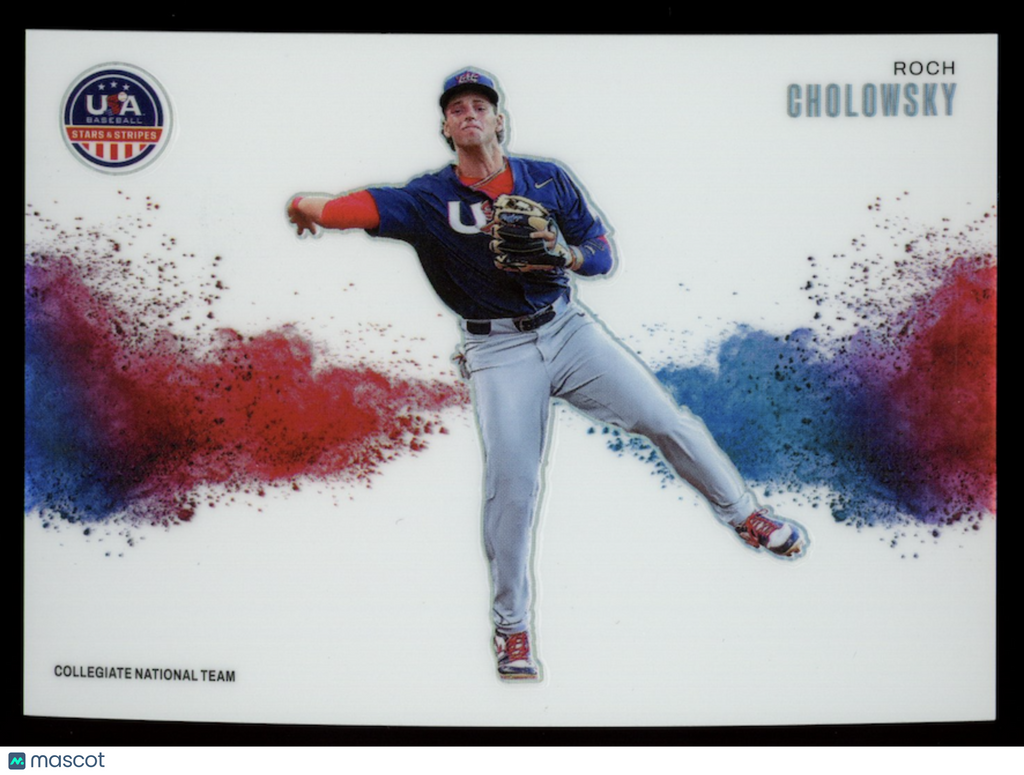 ROCH CHOLOWSKY 2026 Panini USA Stars & Stripes Color Blast Case Hit SSP #2