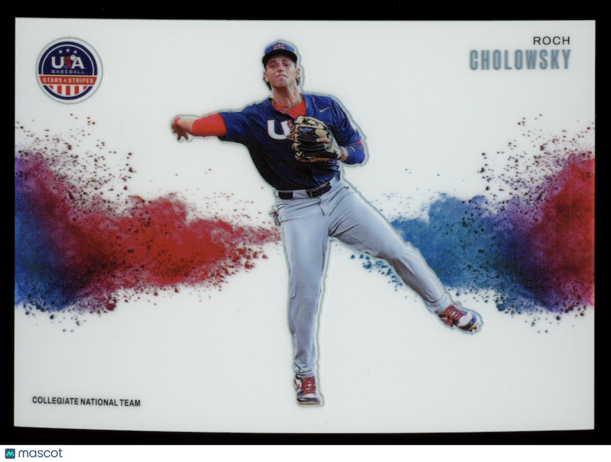 ROCH CHOLOWSKY 2026 Panini USA Stars & Stripes Color Blast Case Hit SSP #2