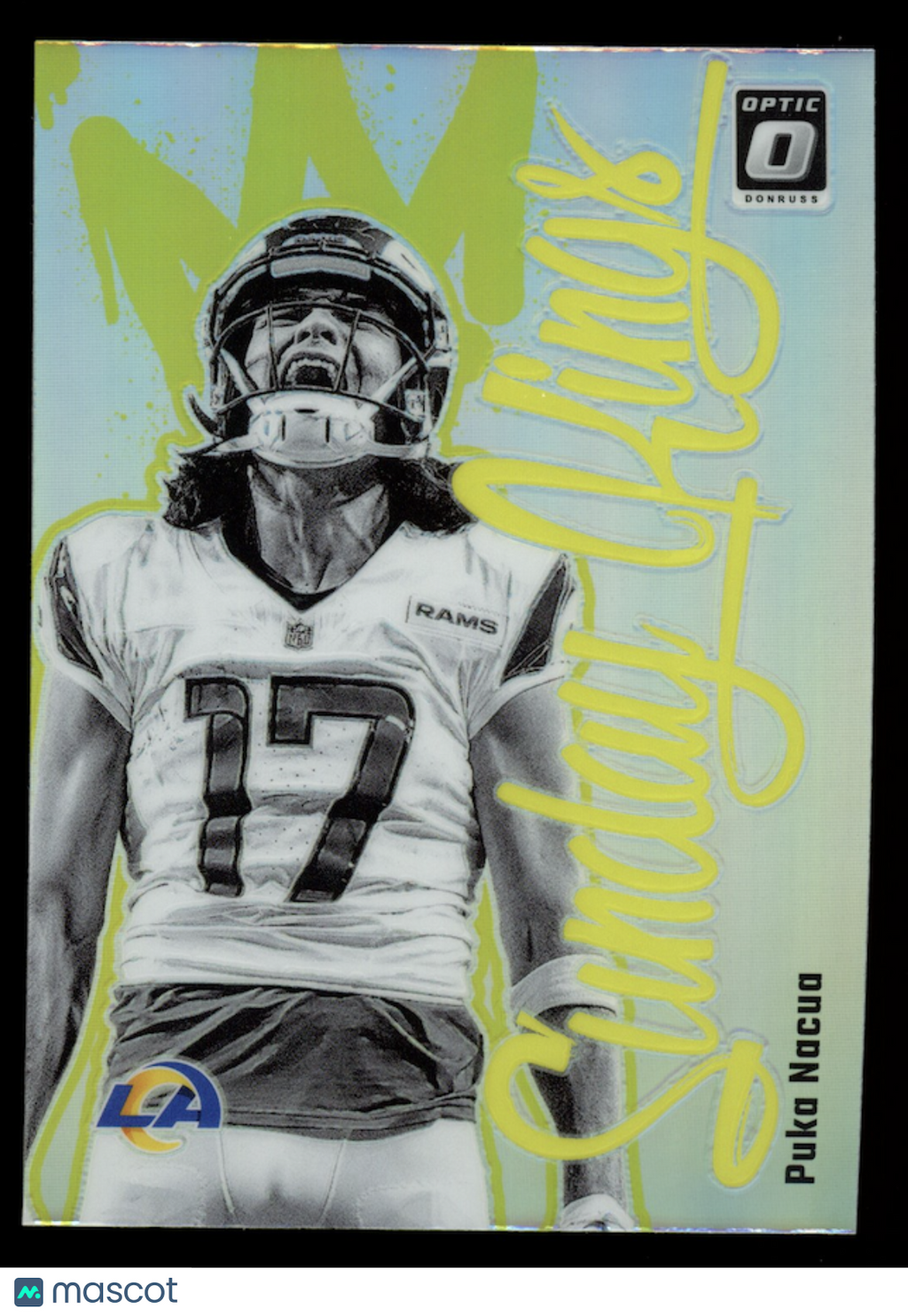 PUKA NACUA 2024 Panini Donruss Optic Sunday Kings Case Hit SSP #24 Rams