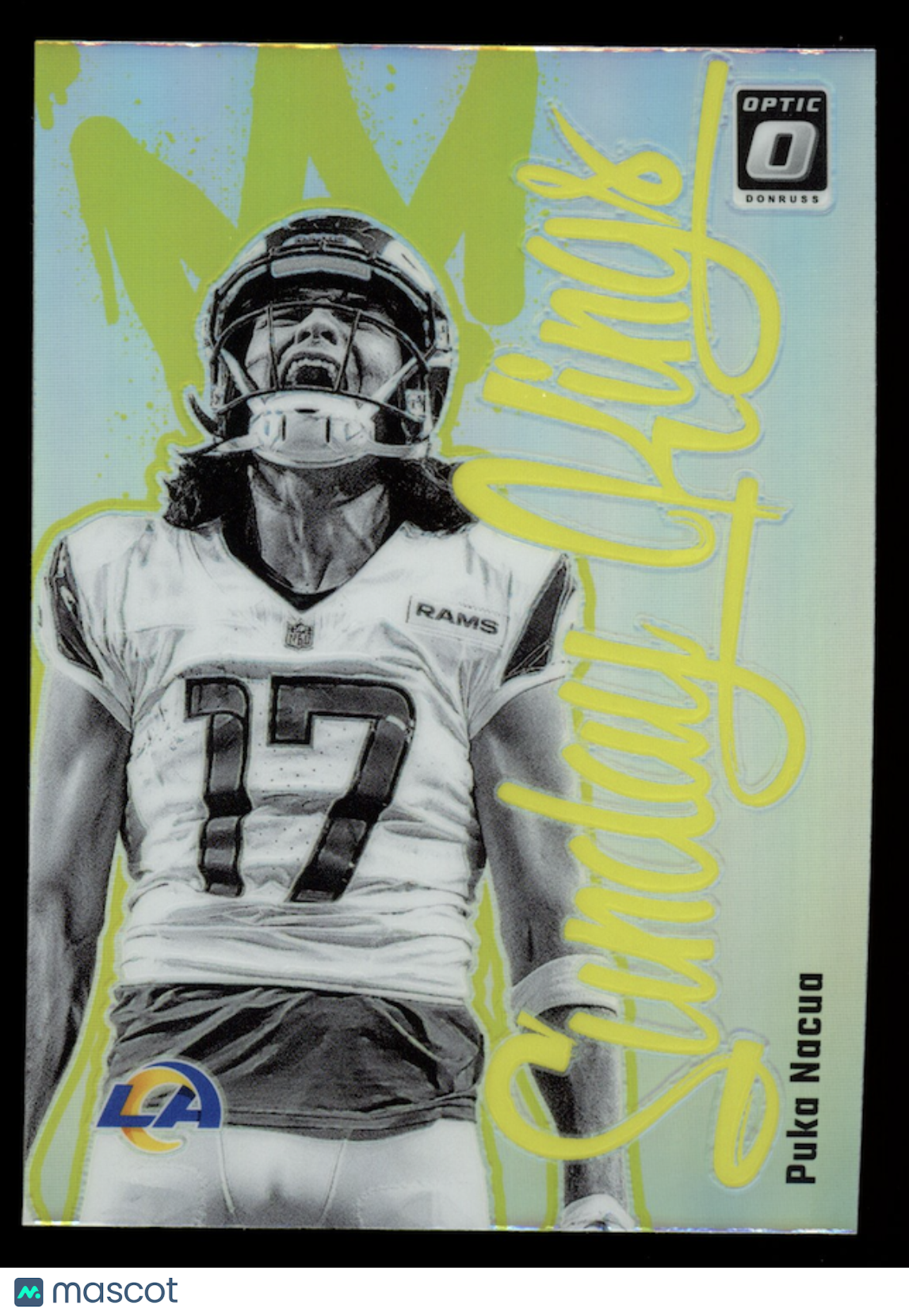 PUKA NACUA 2024 Panini Donruss Optic Sunday Kings Case Hit SSP #24 Rams