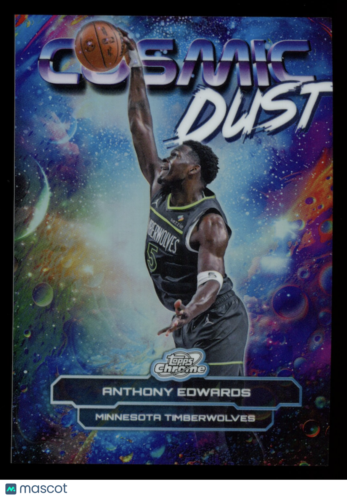 ANTHONY EDWARDS 2025-26 Topps Cosmic Chrome Cosmic Dust SSP #CD-9 Timberwolves