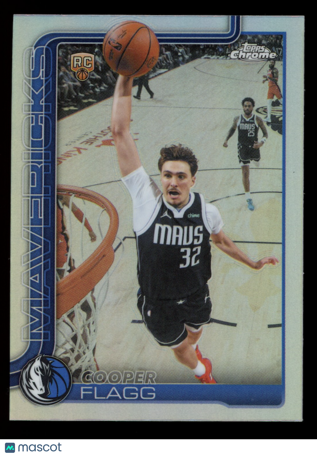 COOPER FLAGG 2025-26 Topps Chrome Update Rookie Refractor #151 Mavericks