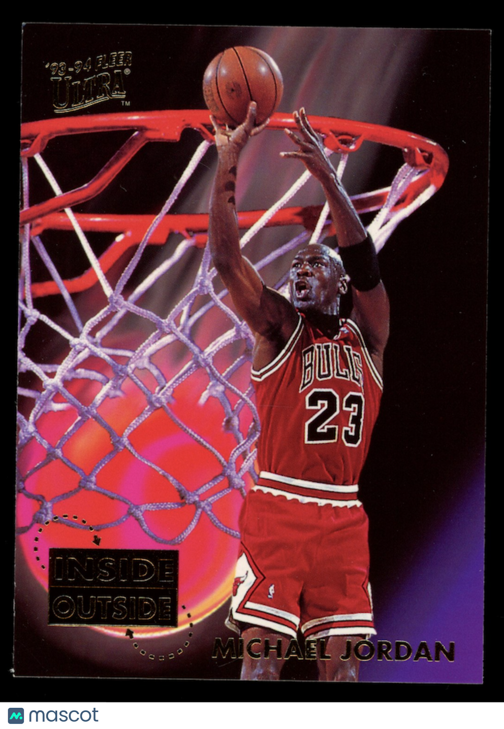 MICHAEL JORDAN 1993-94 Fleer Ultra Inside Outside #4 Bulls