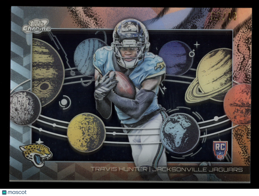 TRAVIS HUNTER 2025 Topps Cosmic Chrome RC Planetarium Black Eclipse /10 #PL-10