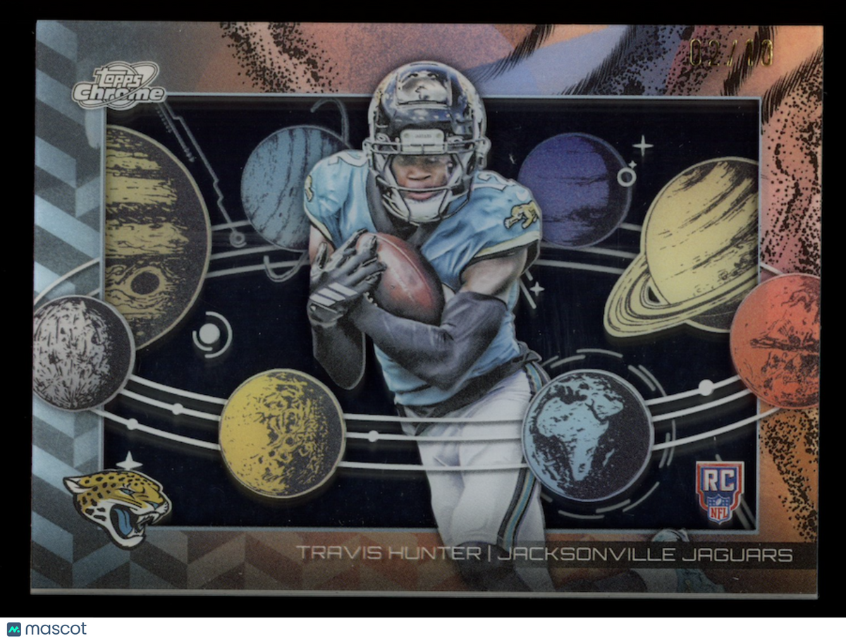 TRAVIS HUNTER 2025 Topps Cosmic Chrome RC Planetarium Black Eclipse /10 #PL-10