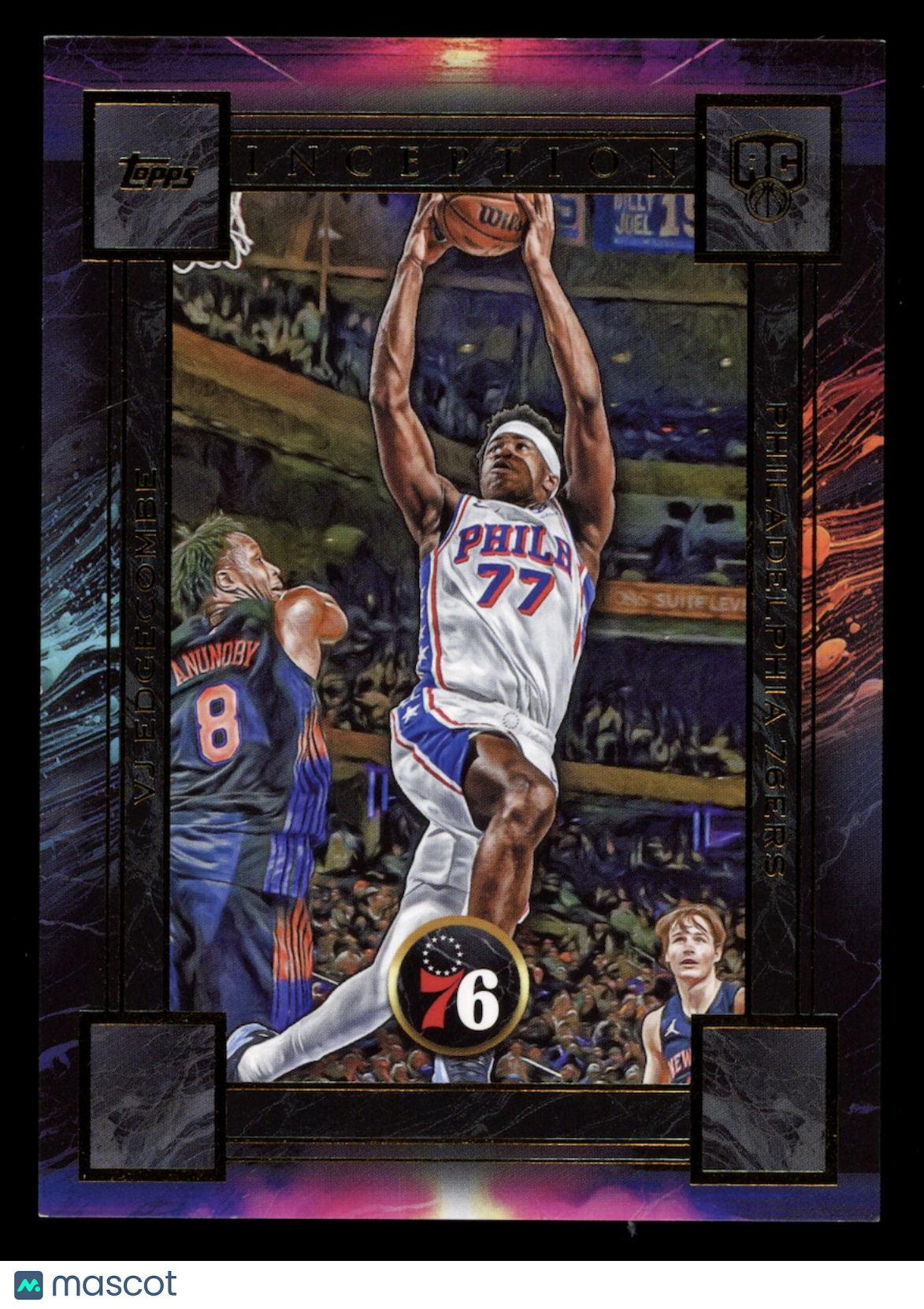 VJ EDGECOMBE 2025-26 Topps Inception Rookie Launch SSP #L-17 76ers