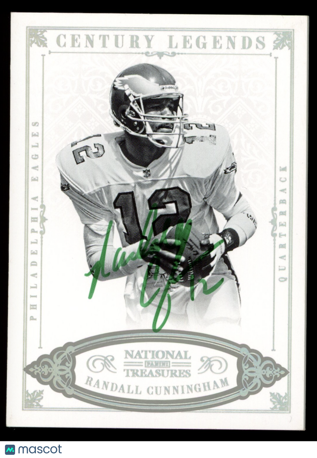 RANDALL CUNNINGHAM 2012 National Treasures Century Legends Auto /25 #178 JSA