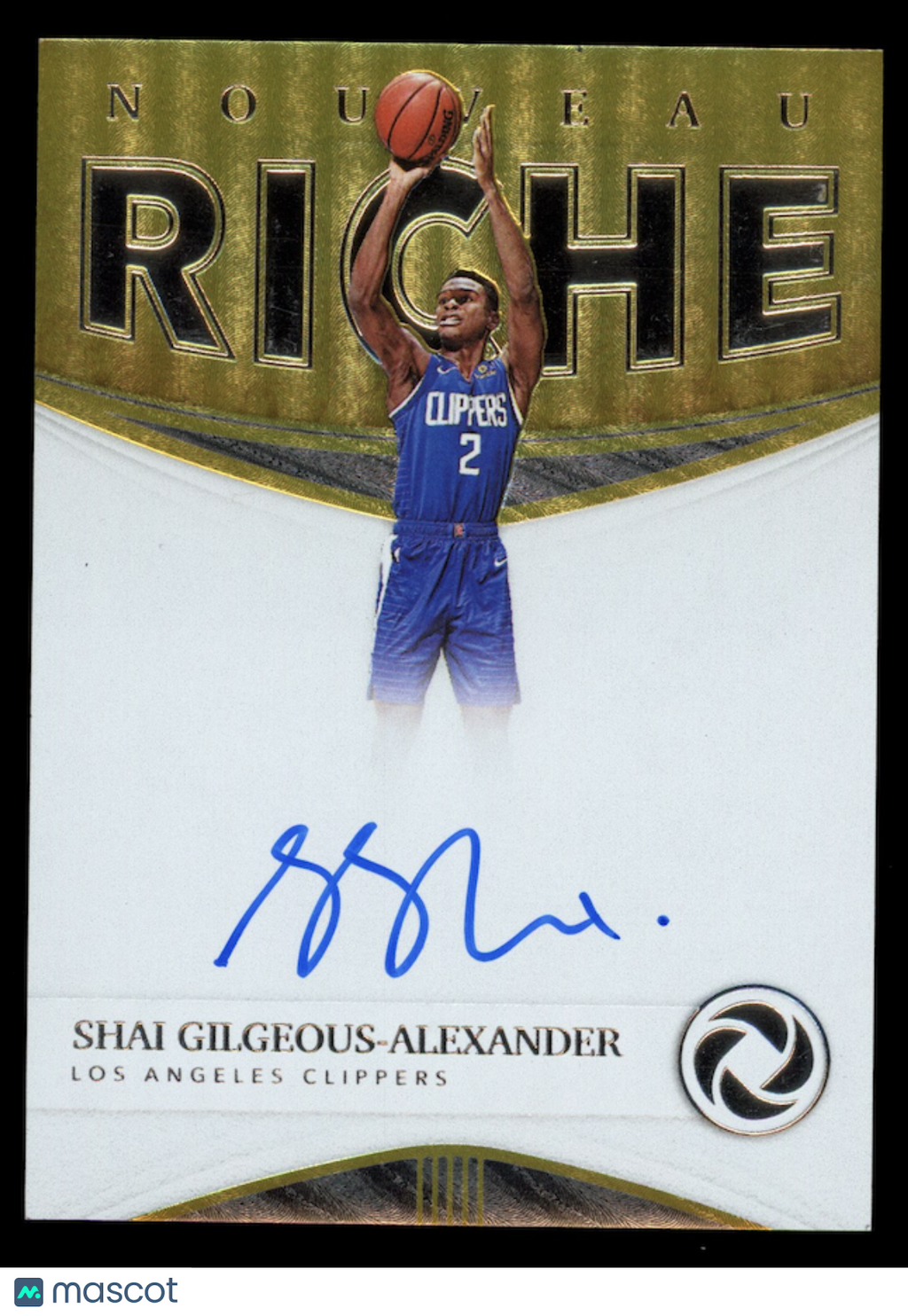SHAI GILGEOUS-ALEXANDER 2018-19 Panini Opulence Nouveau Riche Auto /99 #NR-SGA