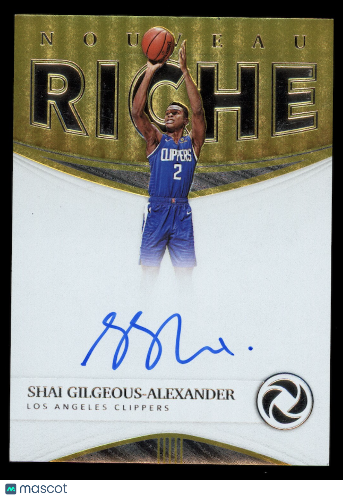 SHAI GILGEOUS-ALEXANDER 2018-19 Panini Opulence Nouveau Riche Auto /99 #NR-SGA