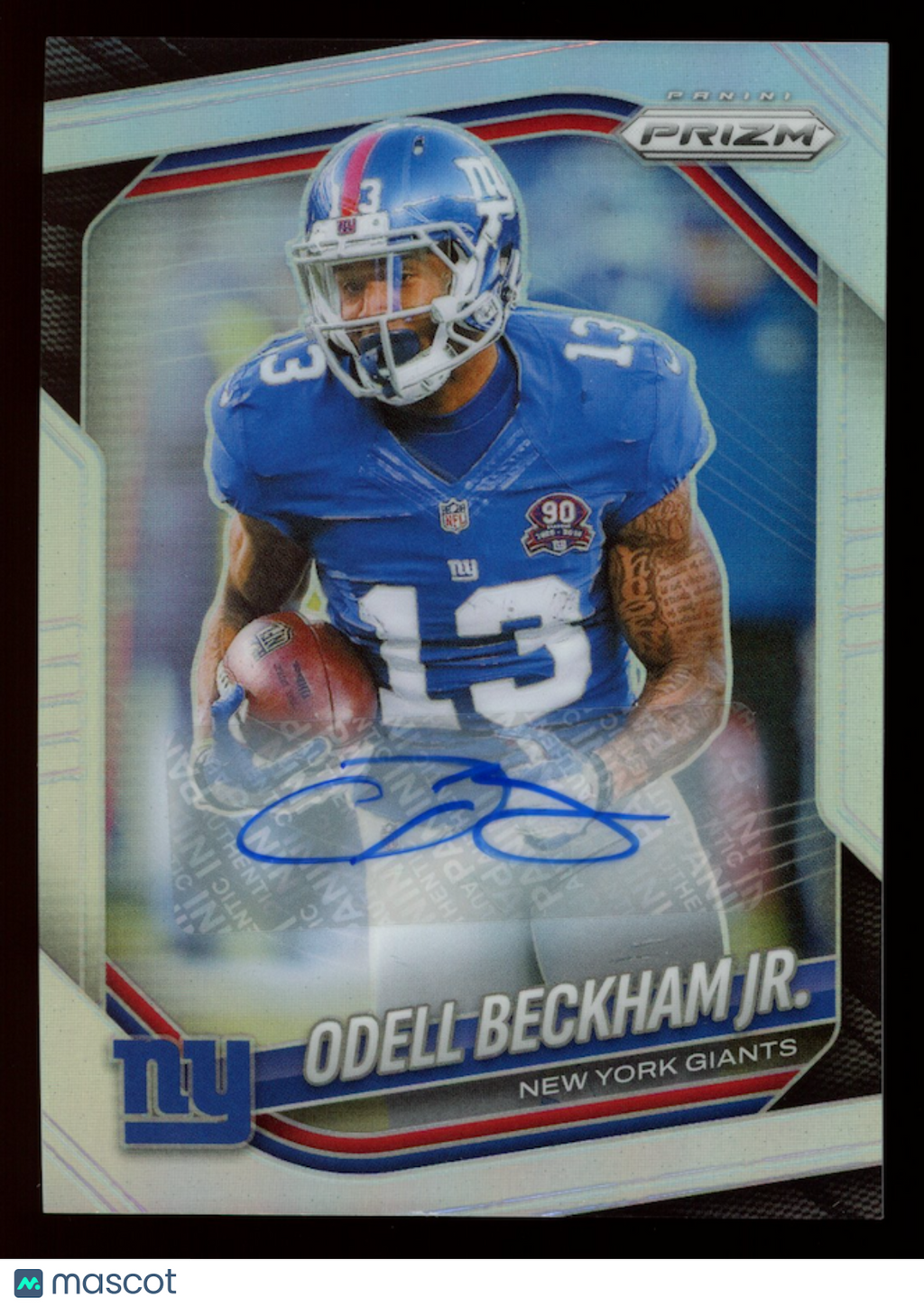 ODELL BECKHAM JR. 2025 Panini Prizm Silver Auto #285 Giants
