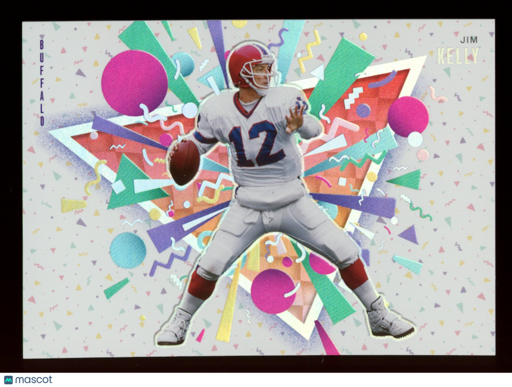 JIM KELLY 2026 Panini 90s Culture Box Set Color Blast SSP #18 Bills