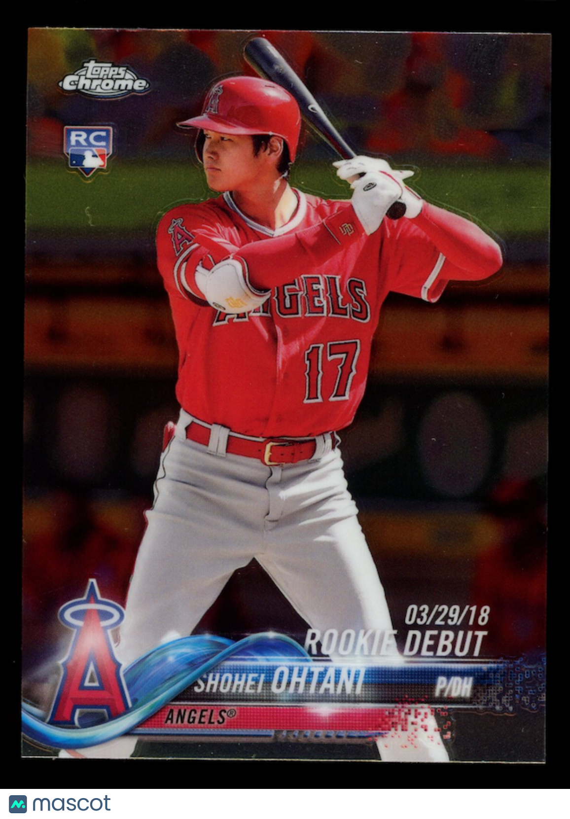 SHOHEI OHTANI 2018 Topps Chrome Update Series Rookie Batting #HMT32 Angels