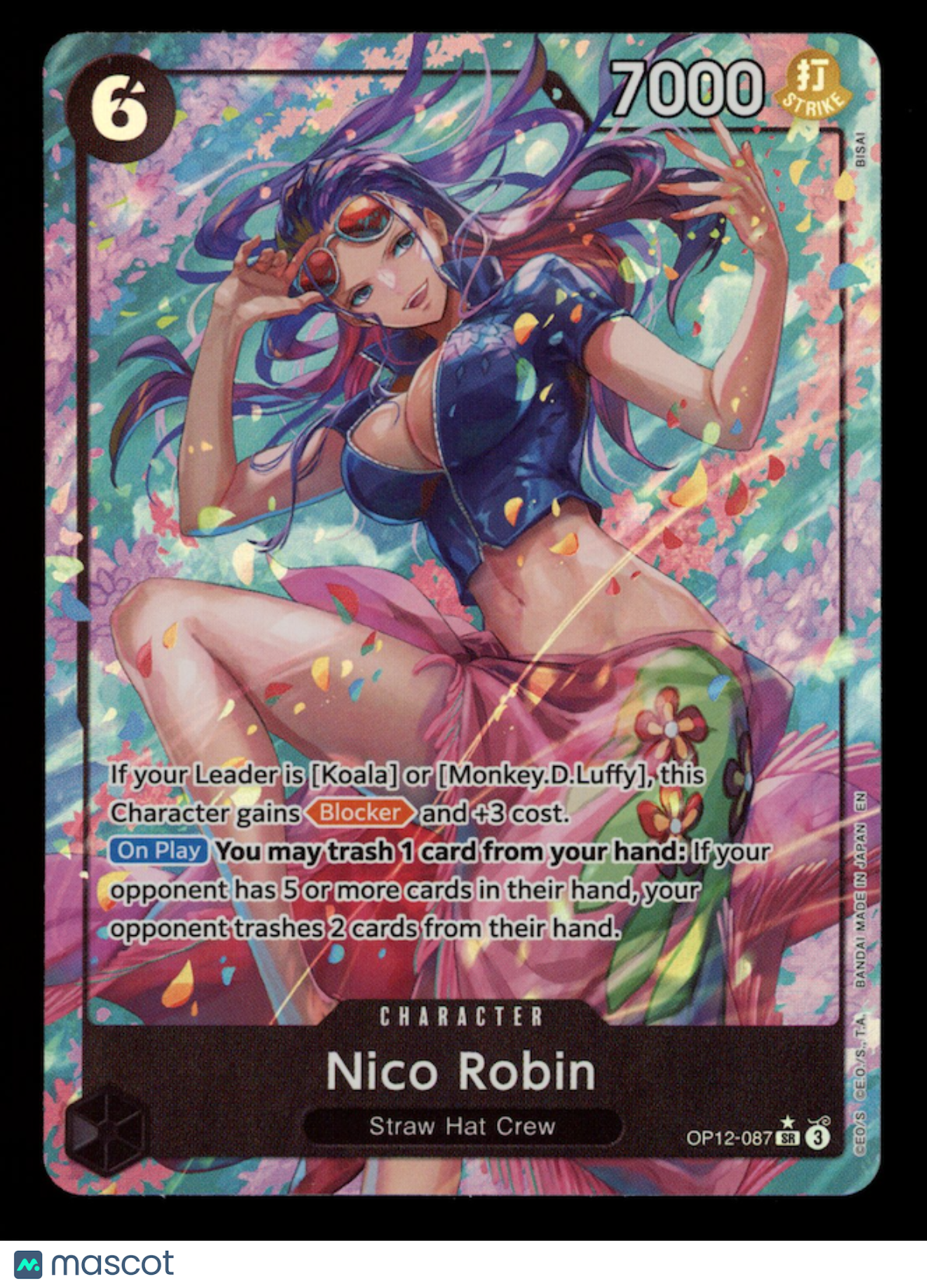 NICO ROBIN 2025 One Piece Legacy of the Master #OP12-087 Alternate Art SR