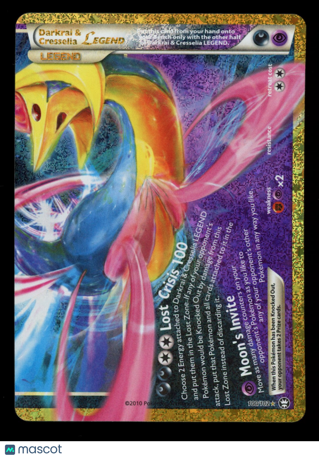 DARKRAI & CRESSELIA LEGEND Pokemon 30th Celebration Classic Collection #100/102