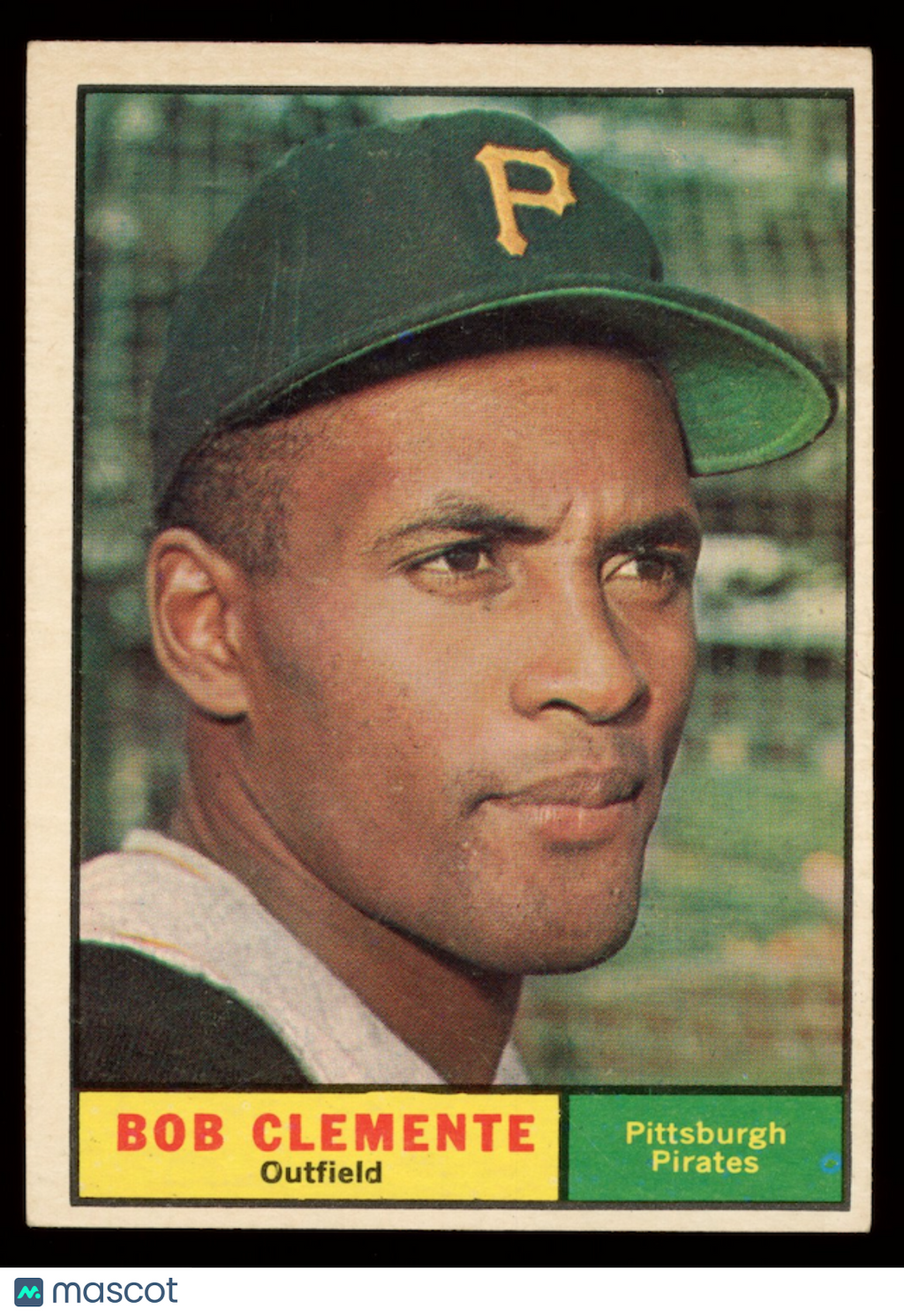 ROBERTO BOB CLEMENTE 1961 Topps Baseball #388 Pirates