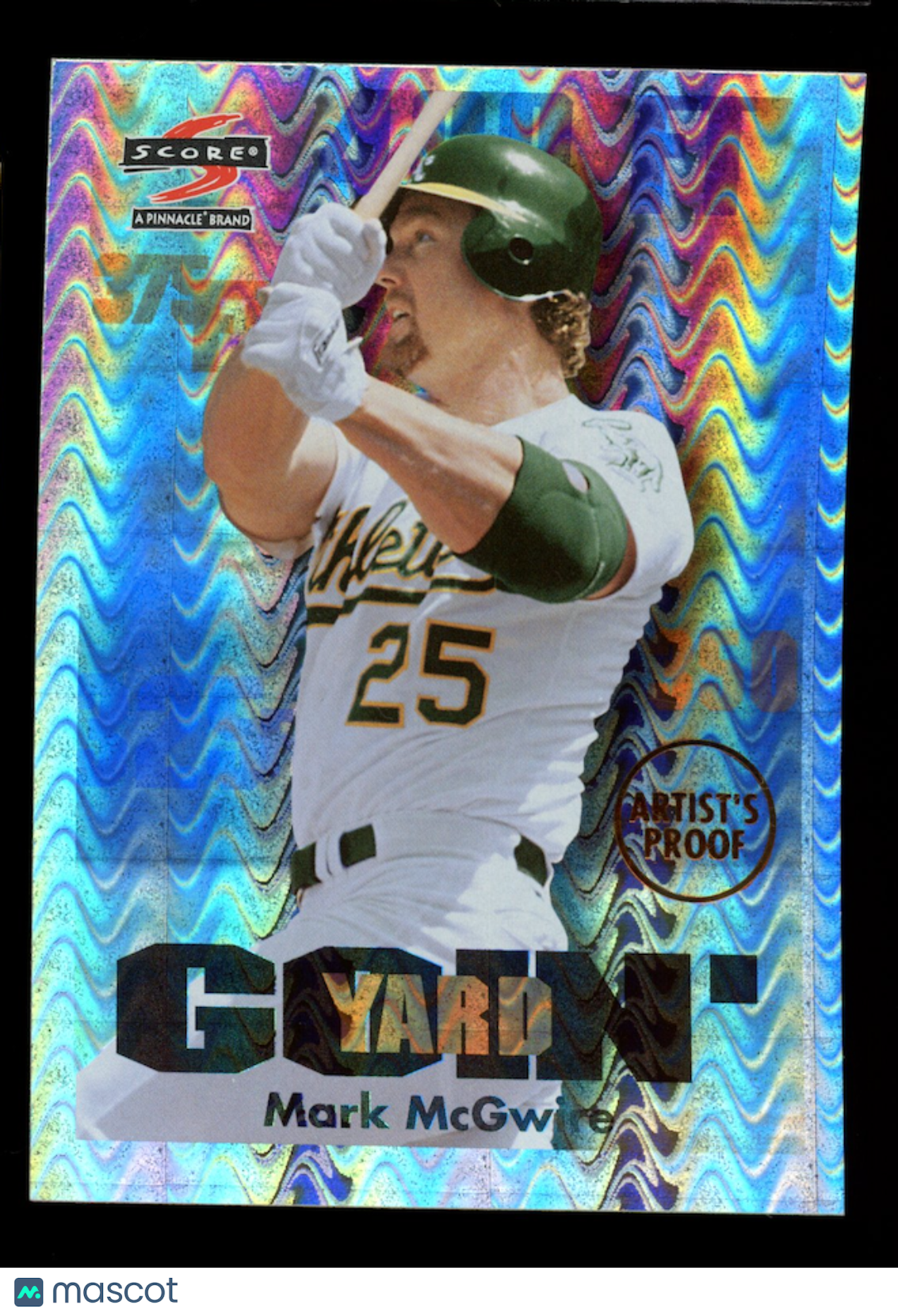 MARK MCGWIRE 1997 Pinnacle Score Goin' Yard Artist's Proof #511 Athletics