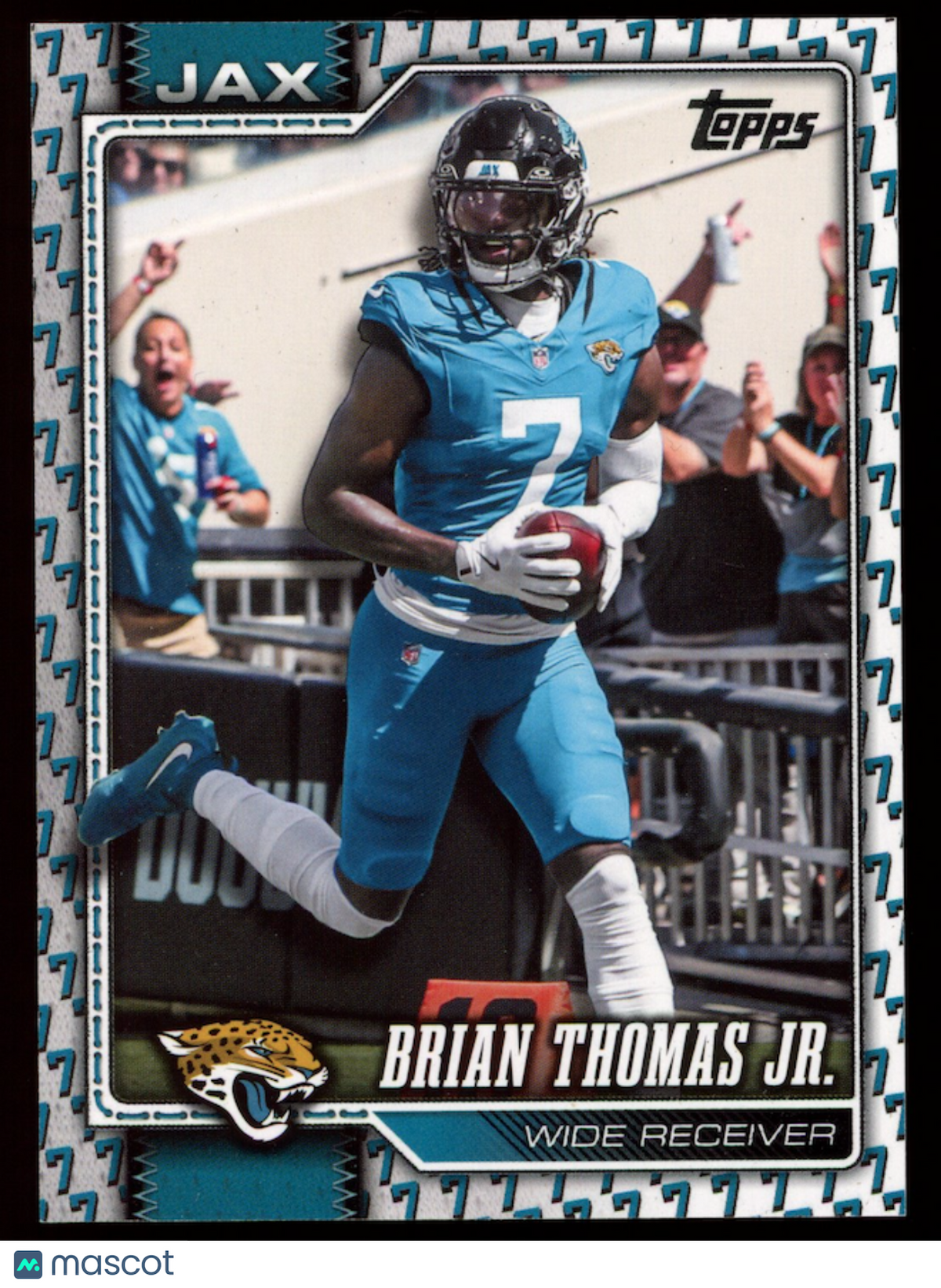 BRIAN THOMAS JR. 2026 Topps Flagship Jersey Number Parallel SSP #92 Jaguars