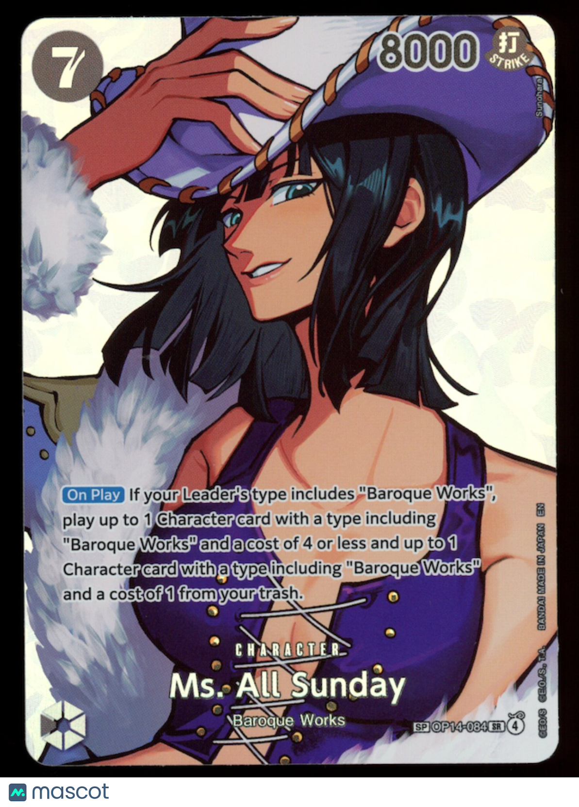 MS. ALL SUNDAY NICO ROBIN One Piece The Time of Battle OP16 SP #OP14-084 SR