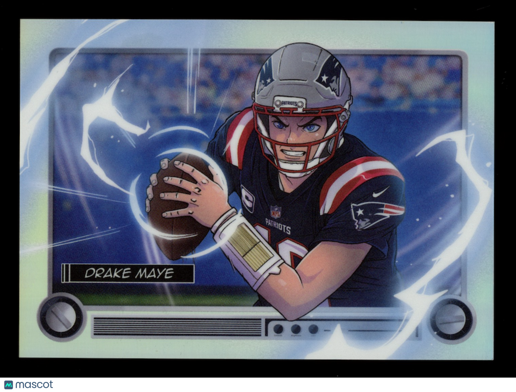 DRAKE MAYE 2026 Bowman Chrome Anime Case Hit SSP #NFLA-DM Patriots
