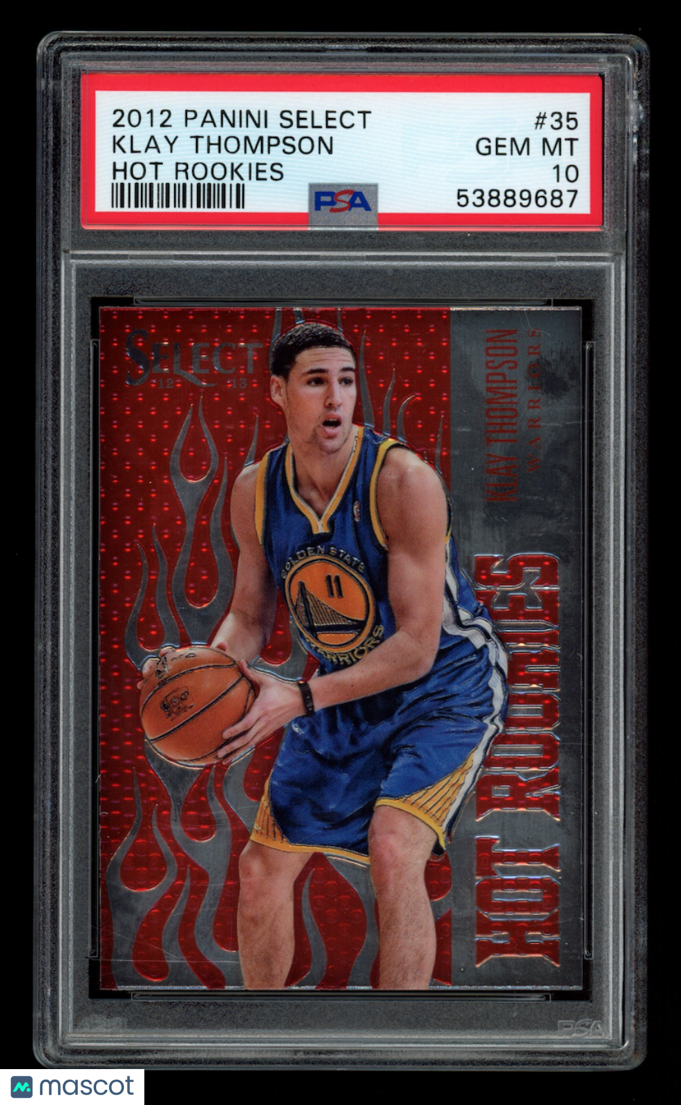 KLAY THOMPSON 2012-13 Panini Select Hot Rookies Rookie #35 PSA 10 Warriors