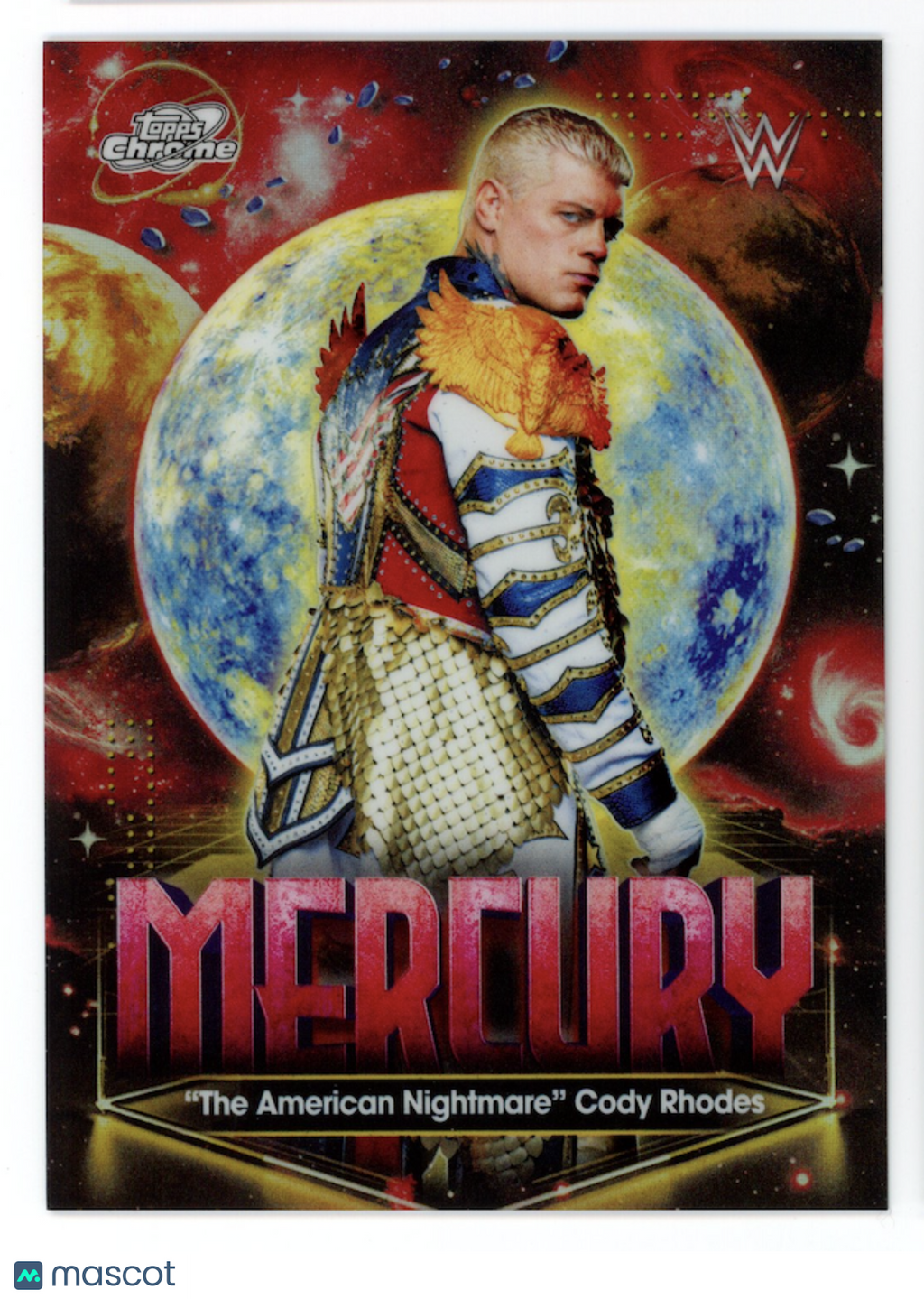 CODY RHODES 2026 Topps Cosmic Chrome WWE Planetary Pursuit Mercury SSP #PPM-1