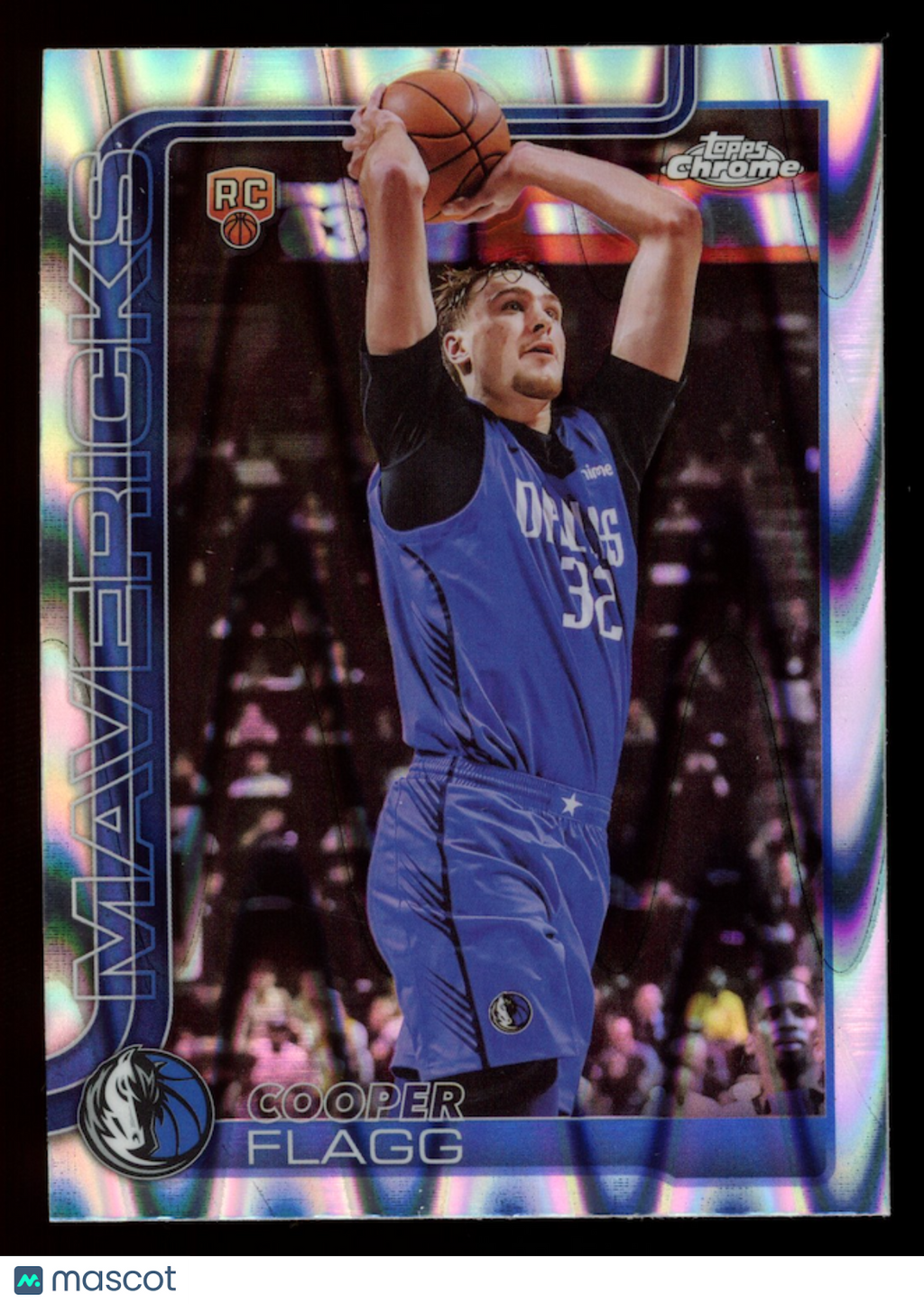 COOPER FLAGG 2025-26 Topps Chrome Rookie RayWave Refractor #251 Mavericks
