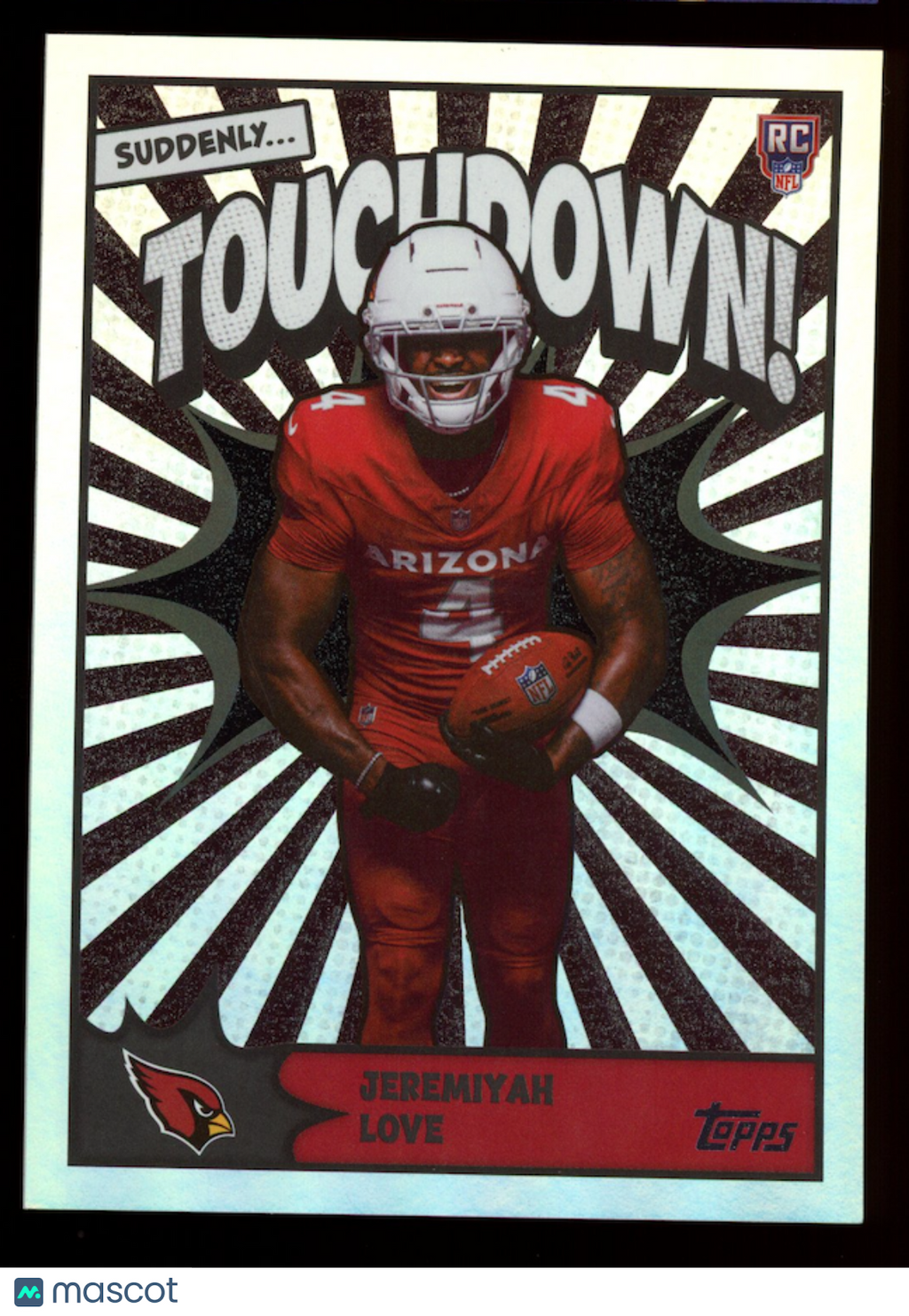 JEREMIYAH LOVE 2026 Topps Flagship Rookie Touchdown Case Hit SSP #TD-36