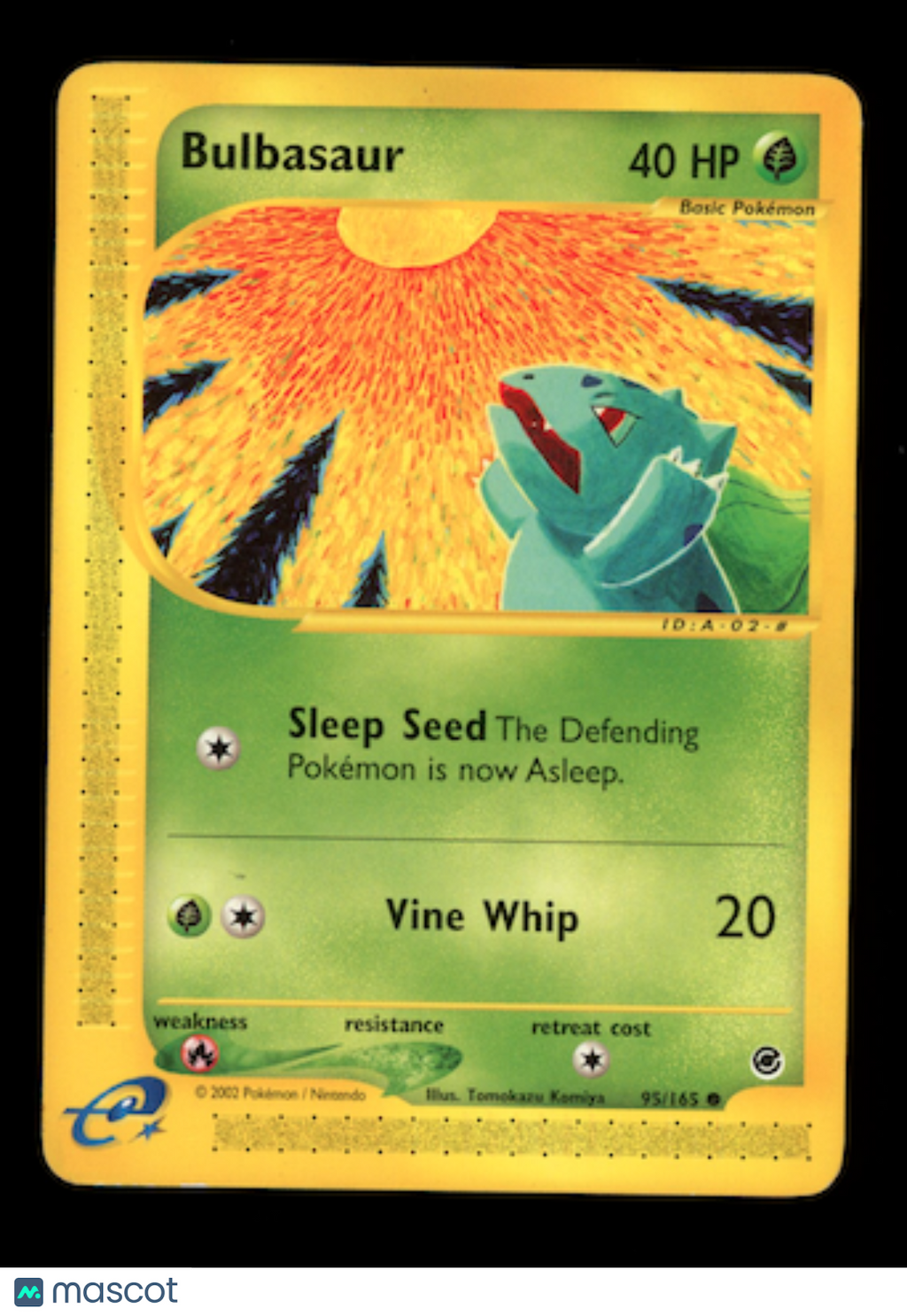 BULBASAUR 2002 Pokemon Expedition Base Set Common #95/165