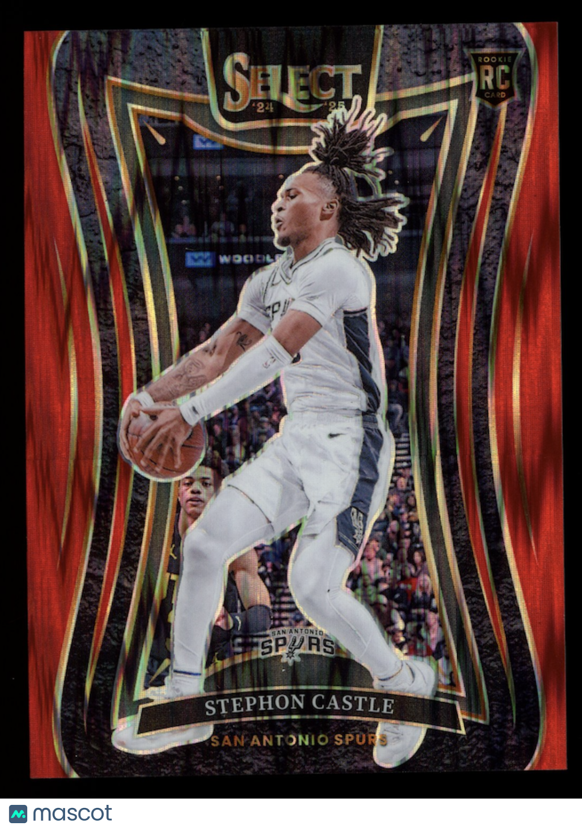 STEPHON CASTLE 2024-25 Panini Select Mezzanine Rookie Red Flash Prizm /299 #388