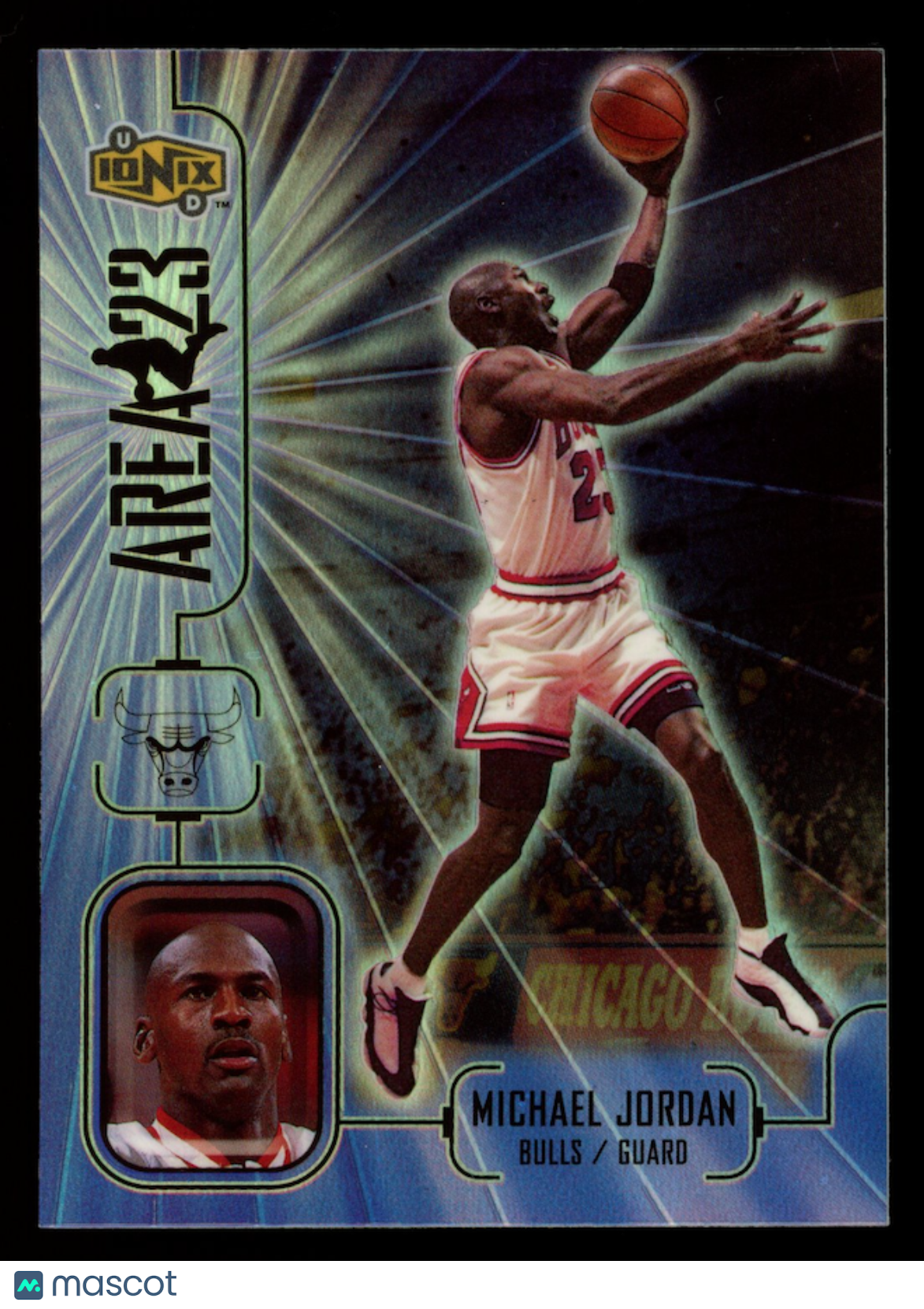 MICHAEL JORDAN 1998-99 Upper Deck UD Ionix Area 23 #A7 Bulls