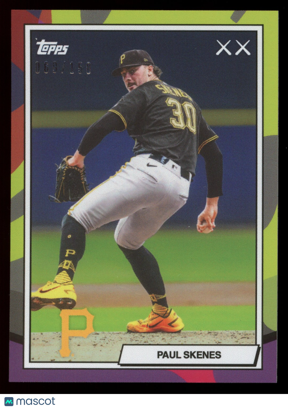 PAUL SKENES 2026 Topps x KAWS Blue Foil /150 #44 Pirates