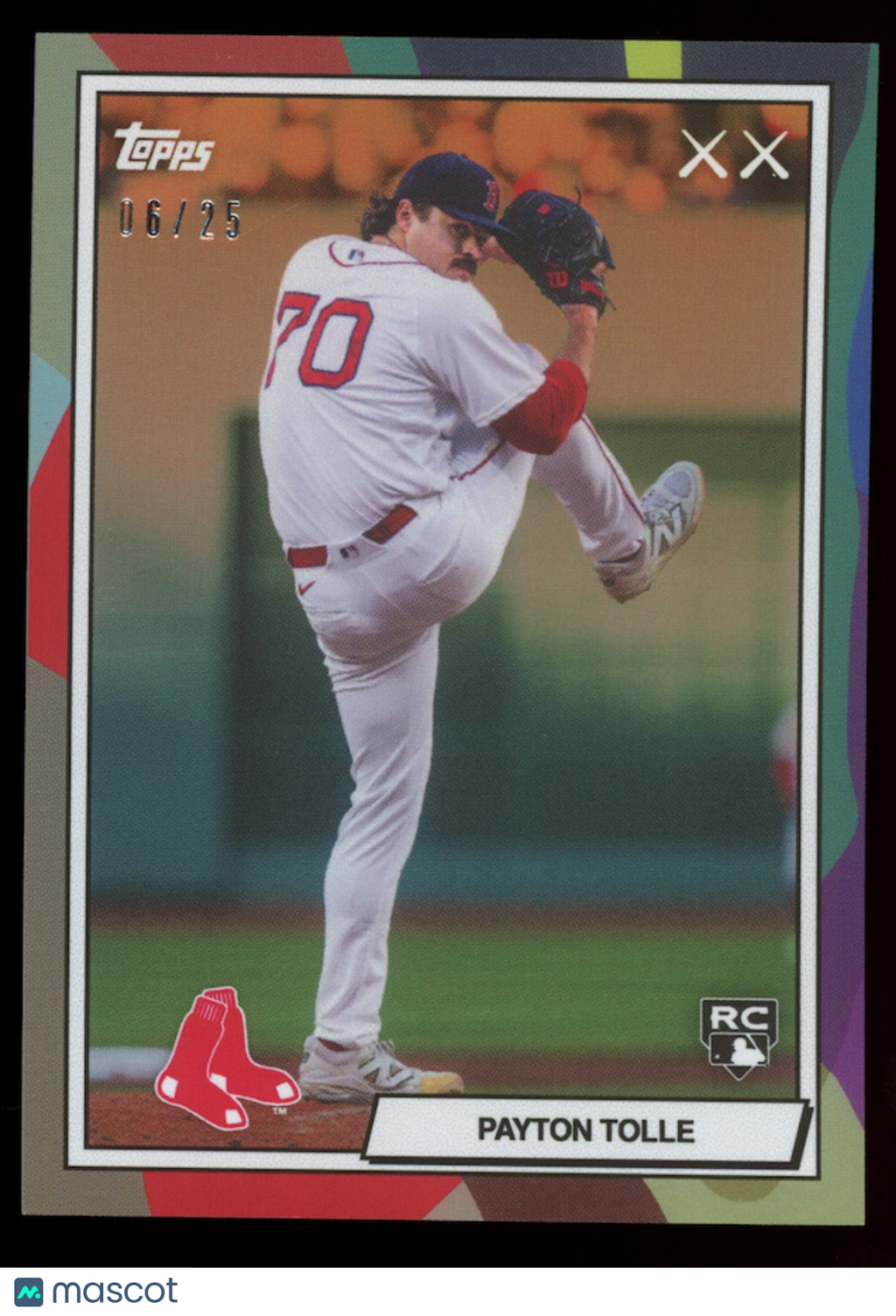 PAYTON TOLLE 2026 Topps x KAWS Rookie Orange Foil /25 #16 RC Red Sox