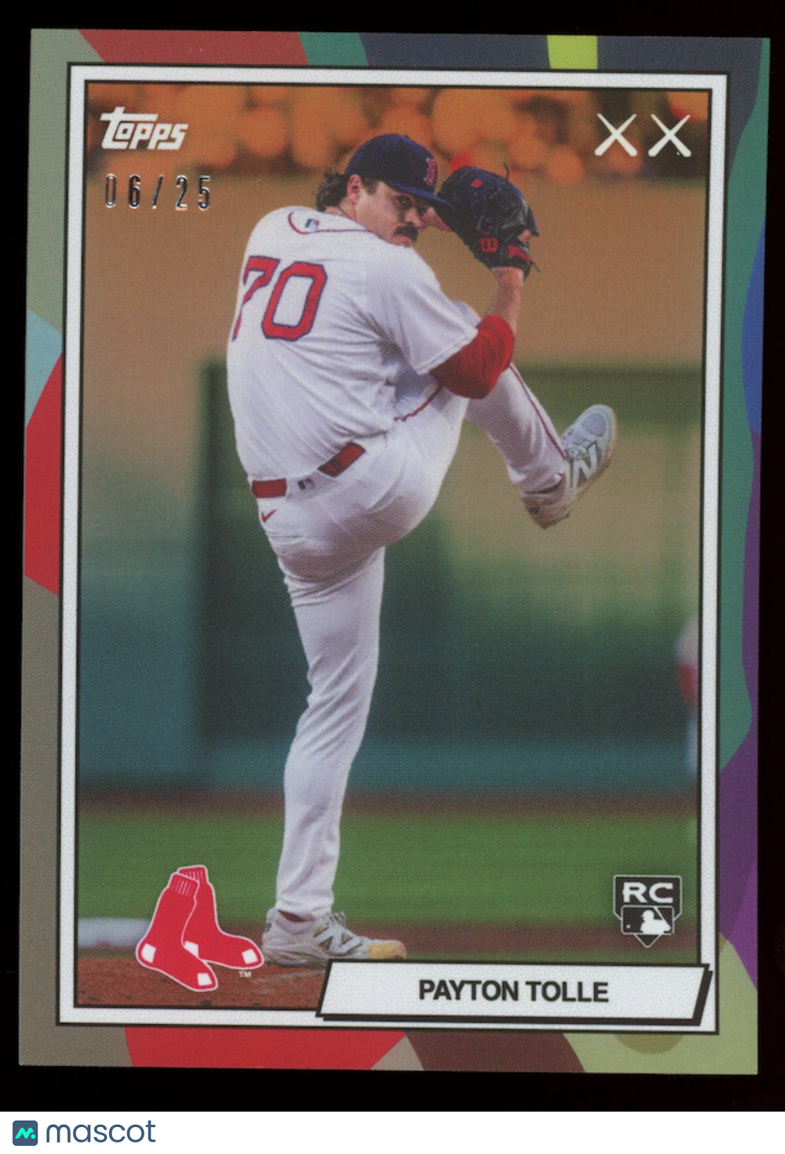 PAYTON TOLLE 2026 Topps x KAWS Rookie Orange Foil /25 #16 RC Red Sox