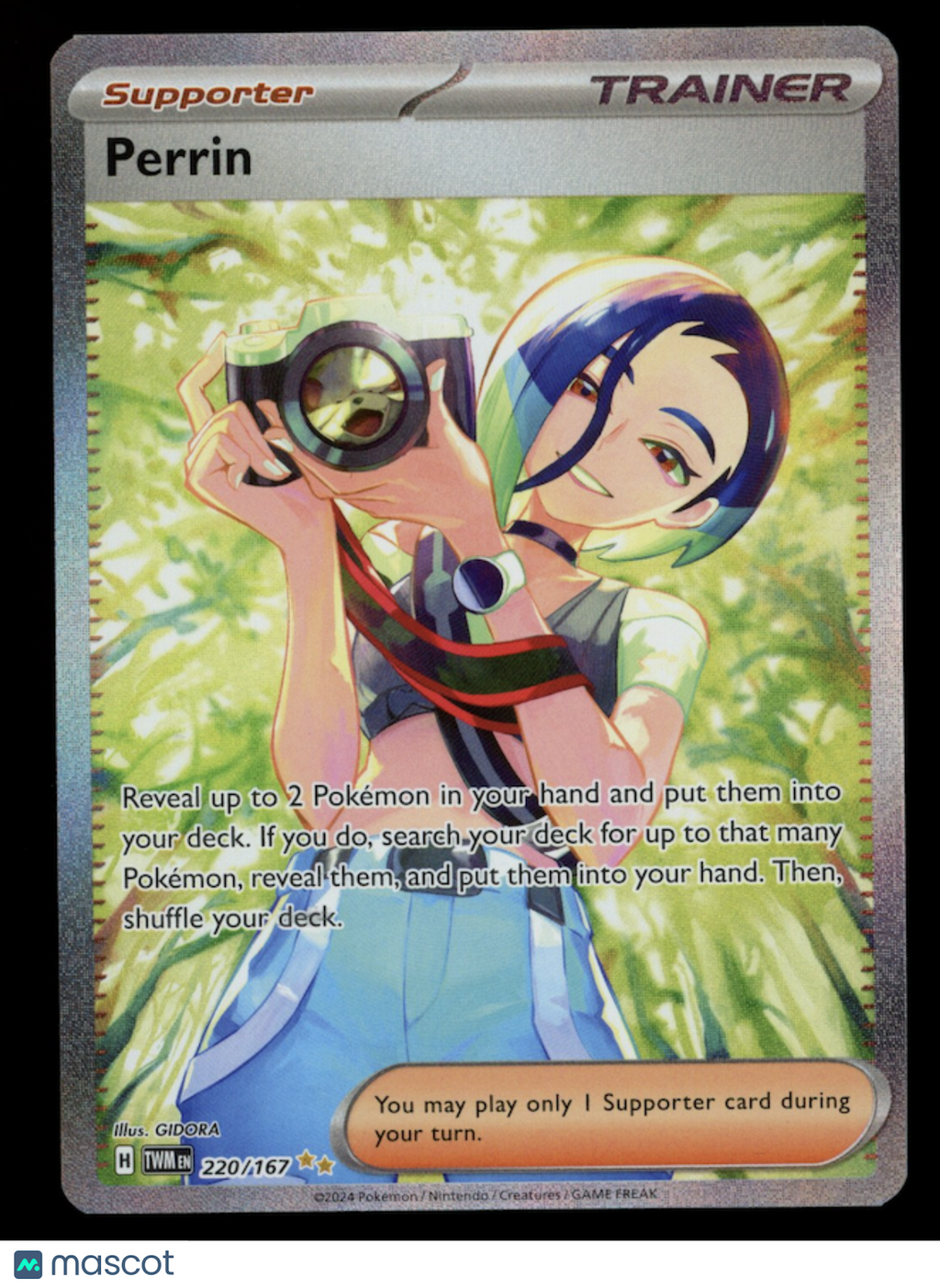 PERRIN 2024 Pokemon S&V Twilight Masquerade Special Illustration Rare #220/167