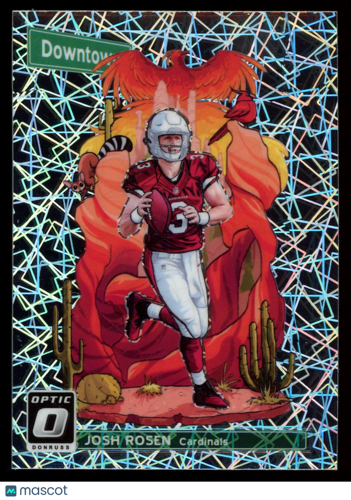 JOSH ROSEN 2018 Panini Donruss Optic Rookie Downtown Case Hit SSP #DT-13