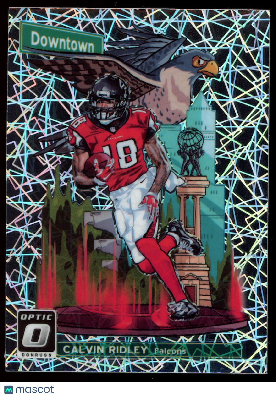 CALVIN RIDLEY 2018 Panini Donruss Optic Rookie Downtown Case Hit SSP #DT-19