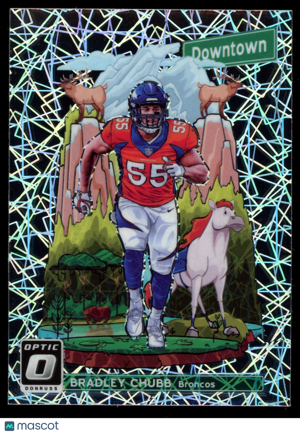 BRADLEY CHUBB 2018 Panini Donruss Optic Rookie Downtown Case Hit SSP #DT-17