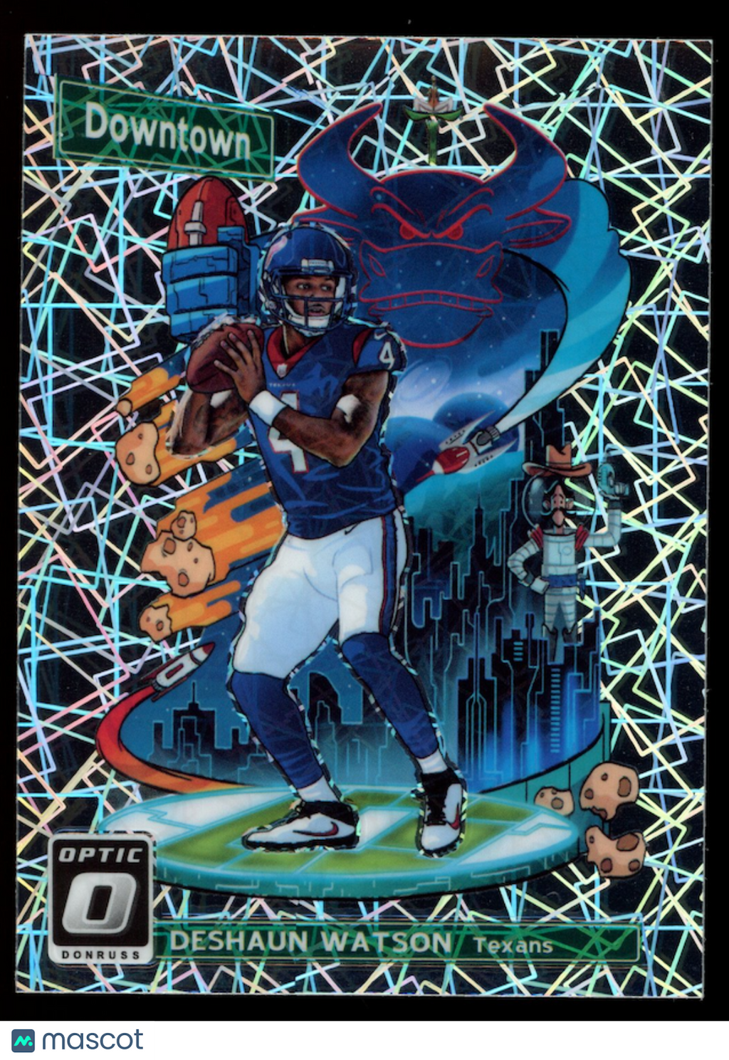 DESHAUN WATSON 2018 Panini Donruss Optic Downtown Case Hit SSP #DT-3 Texans