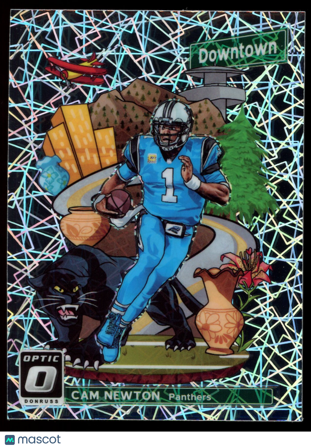 CAM NEWTON 2018 Panini Donruss Optic Downtown Case Hit SSP #DT-9 Panthers