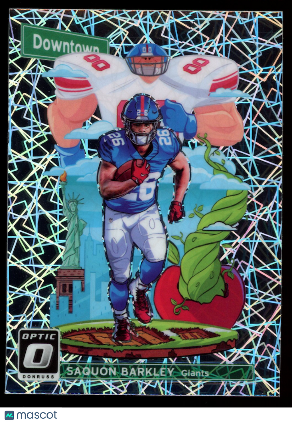 SAQUON BARKLEY 2018 Panini Donruss Optic Rookie Downtown Case Hit SSP #DT-15