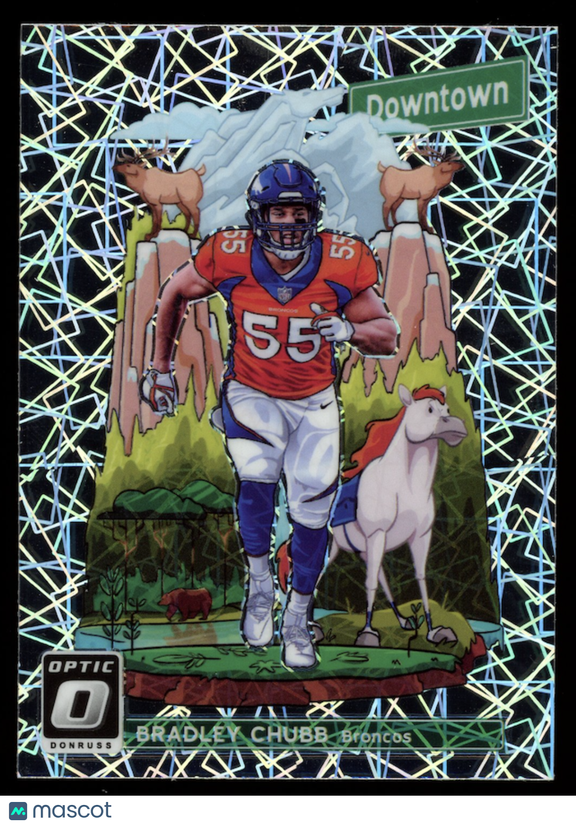 BRADLEY CHUBB 2018 Panini Donruss Optic Downtown Rookie Case Hit SSP #DT-17
