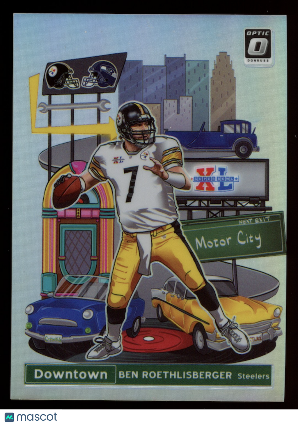 BEN ROETHLISBERGER 2020 Panini Donruss Optic Super Bowl Downtown SSP #DT-25