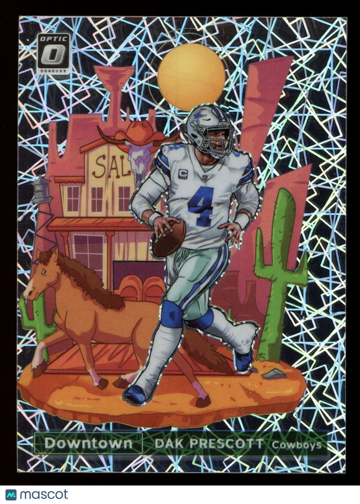 DAK PRESCOTT 2021 Panini Donruss Optic Downtown Case Hit SSP #DT-5 Cowboys