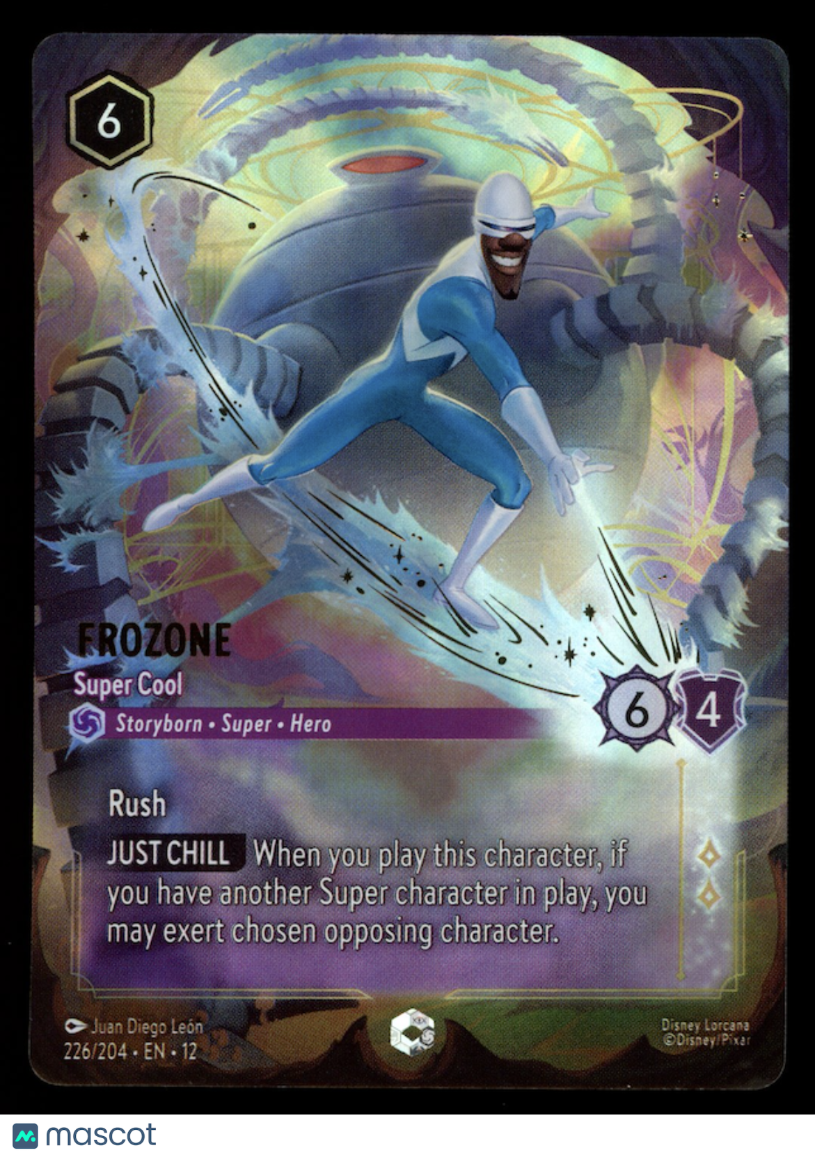 FROZONE 2026 Disney Lorcana Wilds Unknown Super Cool Enchanted #226/204