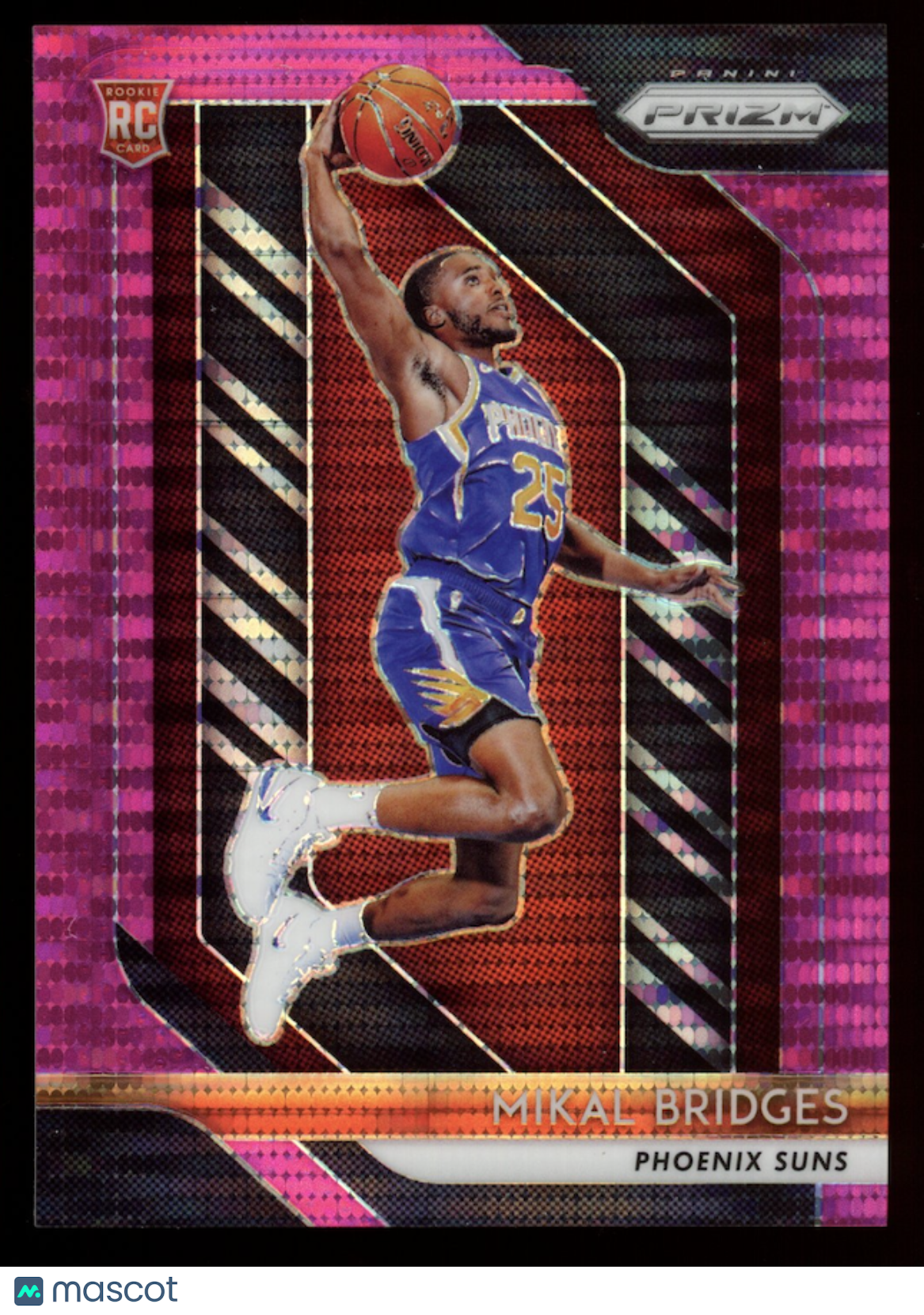 MIKAL BRIDGES 2018-19 Panini Prizm Rookie Pink Pulsar /42 #289 Suns
