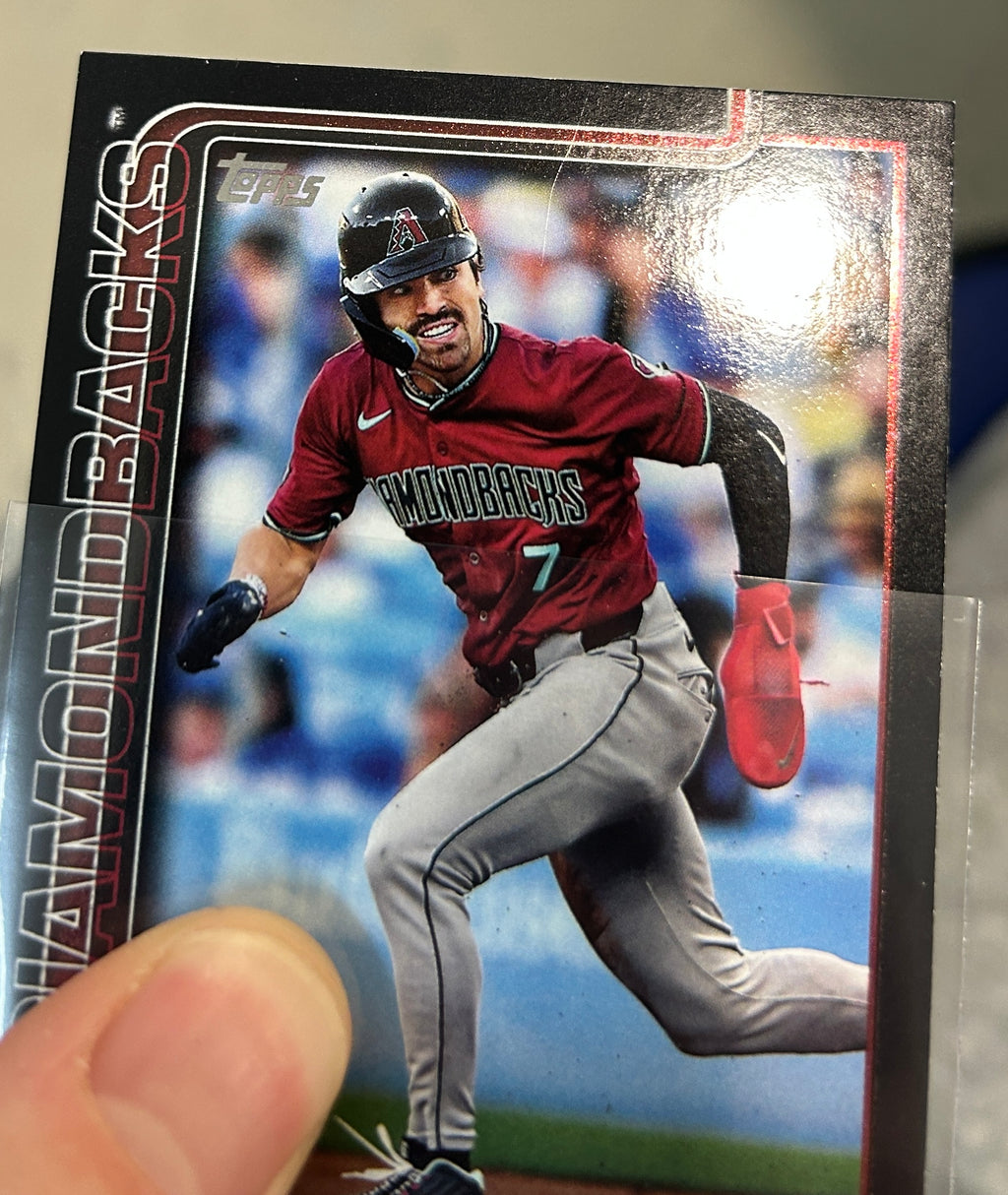 CORBIN CARROLL 2025 Topps Series 1 #78 Black Parallel /74 Diamondbacks