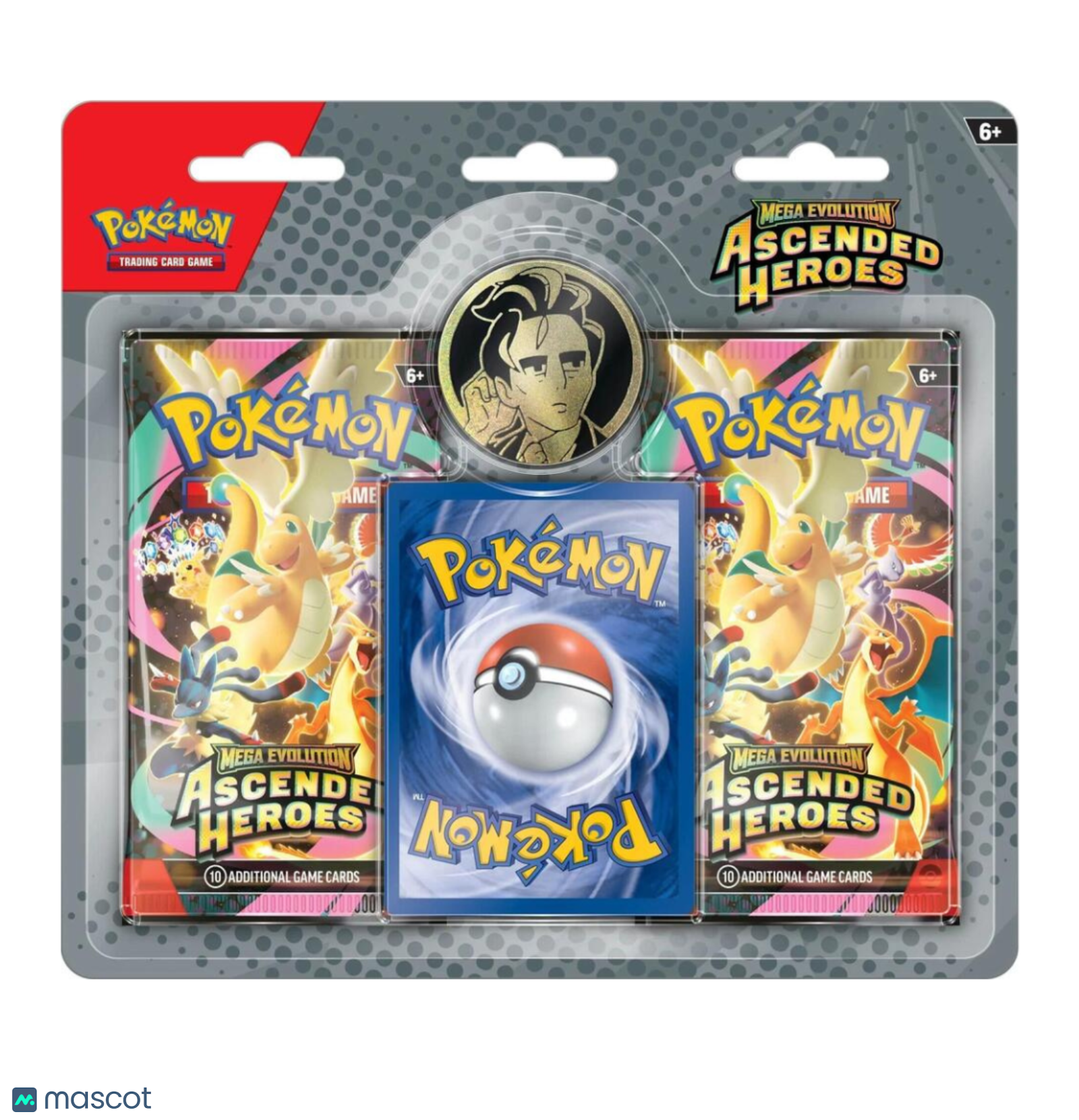 Pokemon Mega Evolution Ascended Heroes Collection Larry 2 Pack